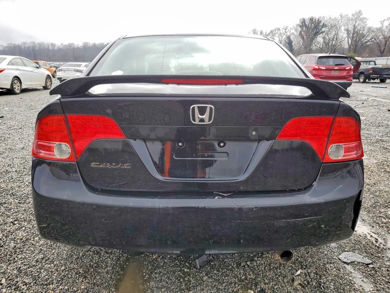 2007 Honda Civic Lx Черный vin: 2HGFA16577H310413