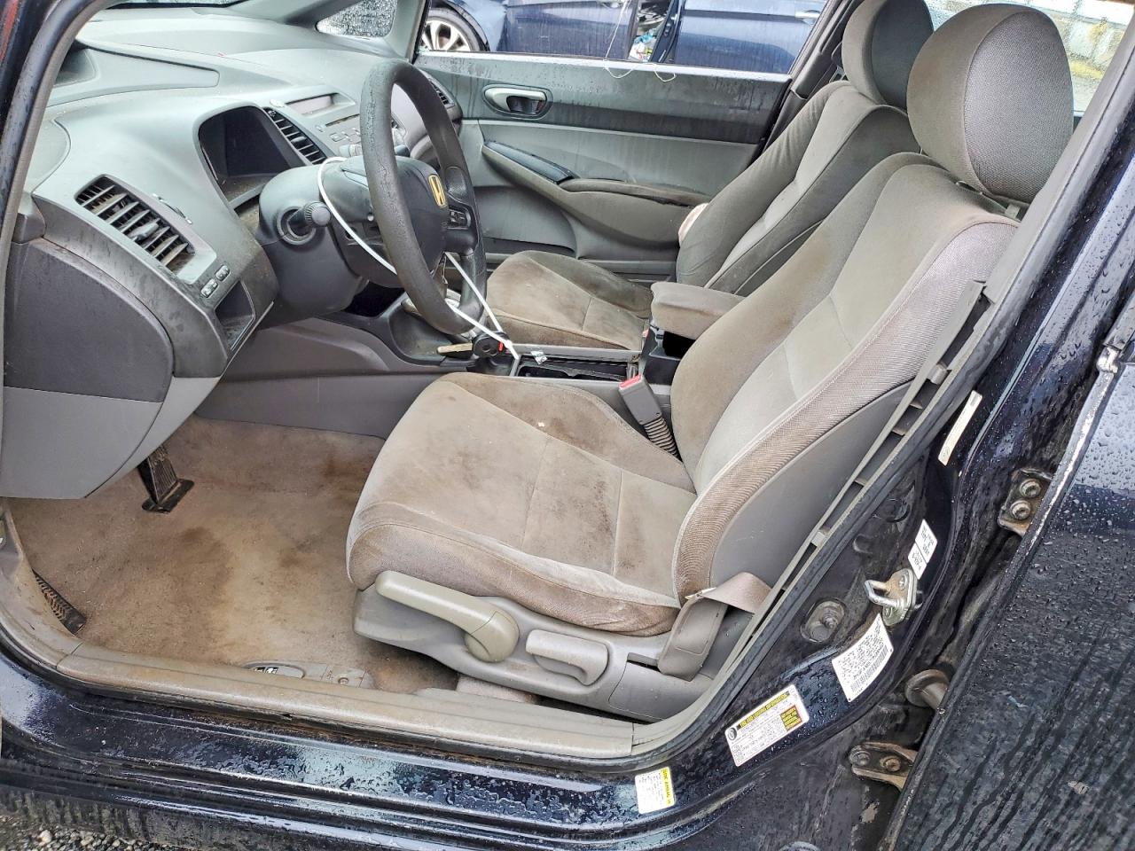 2007 Honda Civic Lx Черный vin: 2HGFA16577H310413