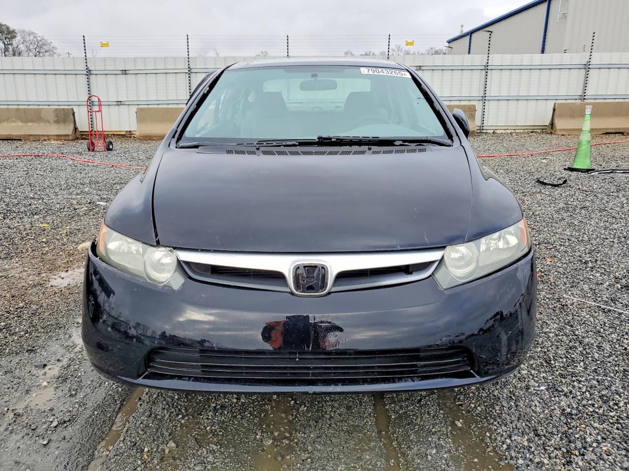 2007 Honda Civic Lx Черный vin: 2HGFA16577H310413