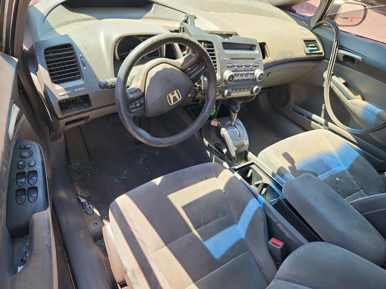 2007 Honda Civic Lx Gray vin: 2HGFA16577H312629
