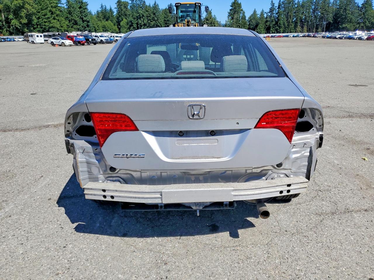 2007 Honda Civic Lx Серебряный vin: 2HGFA16577H315823