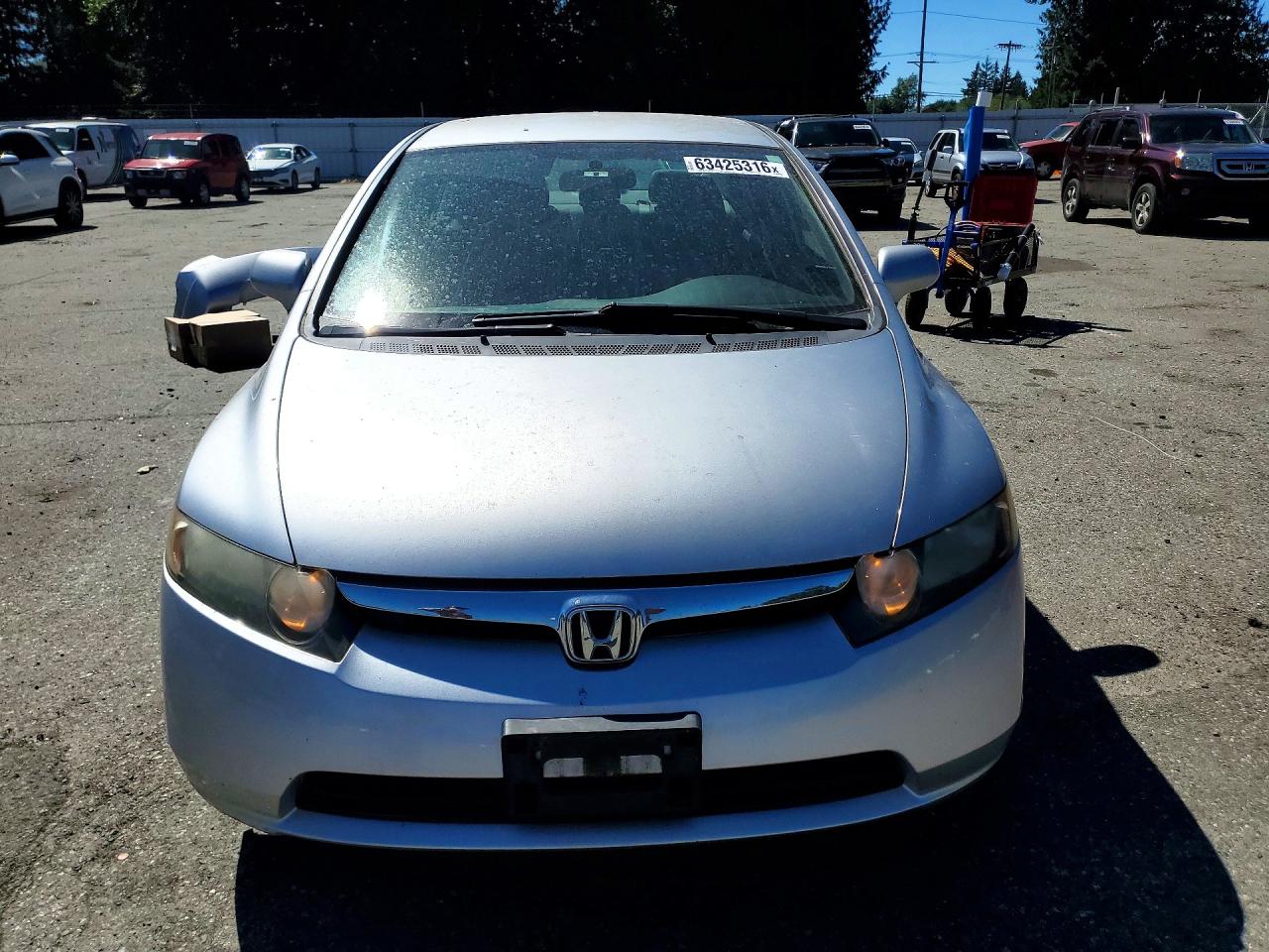 2007 Honda Civic Lx Серебряный vin: 2HGFA16577H315823