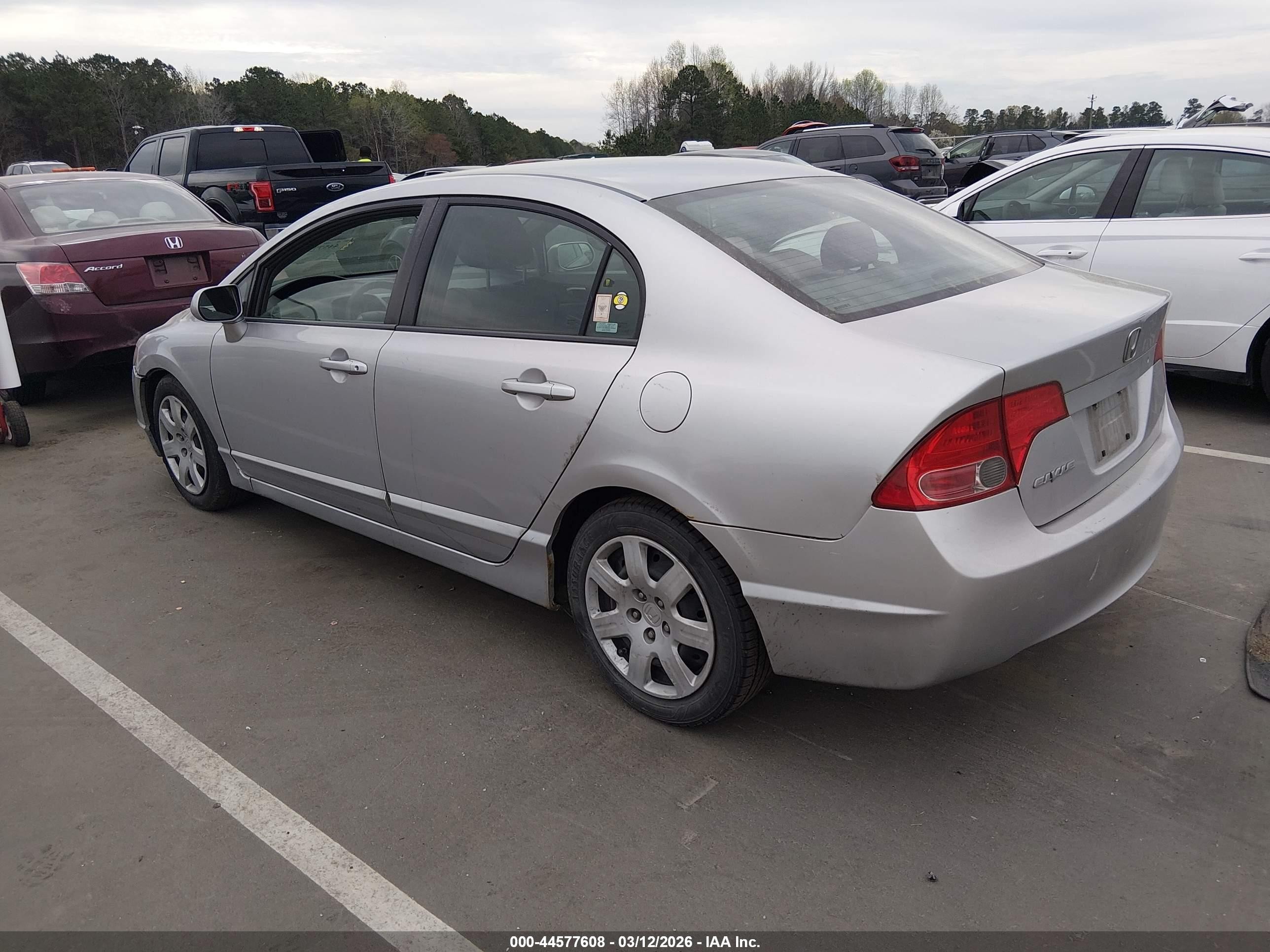 2008 Honda Civic Lx Silver vin: 2HGFA16578H305570