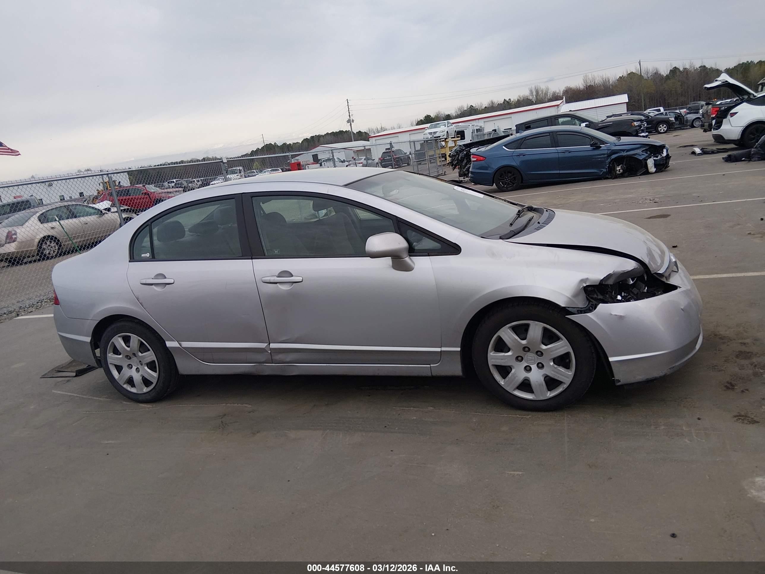 2008 Honda Civic Lx Silver vin: 2HGFA16578H305570
