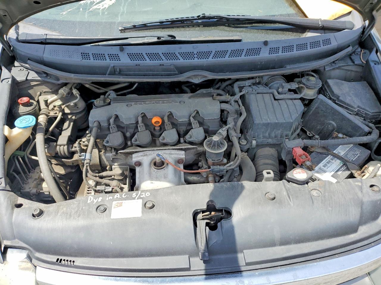 2008 Honda Civic Lx Gray vin: 2HGFA16578H325477