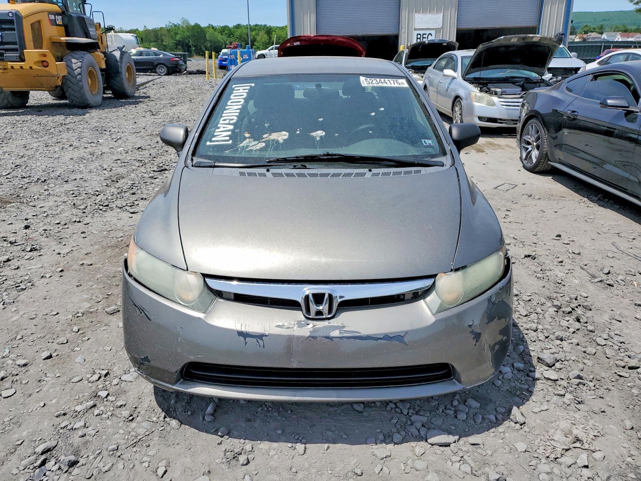 2008 Honda Civic Lx Gray vin: 2HGFA16578H325477