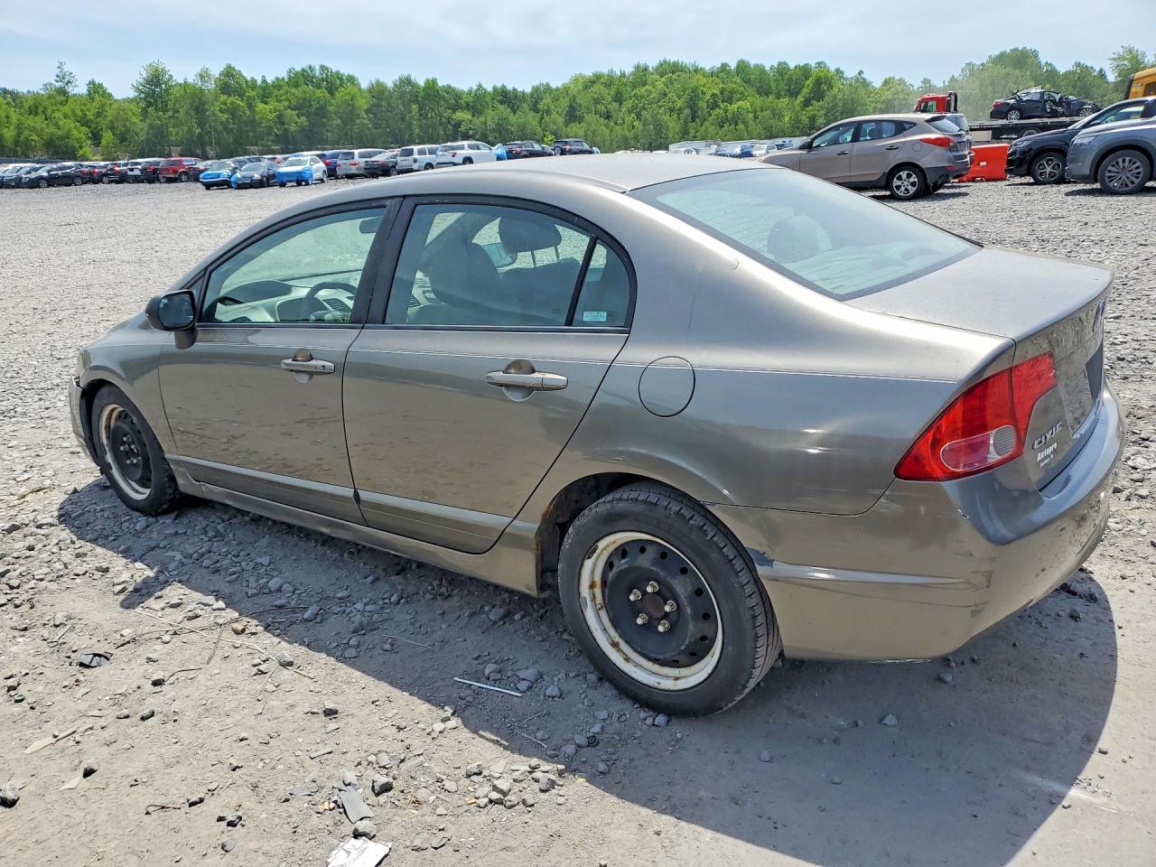 2008 Honda Civic Lx Gray vin: 2HGFA16578H325477