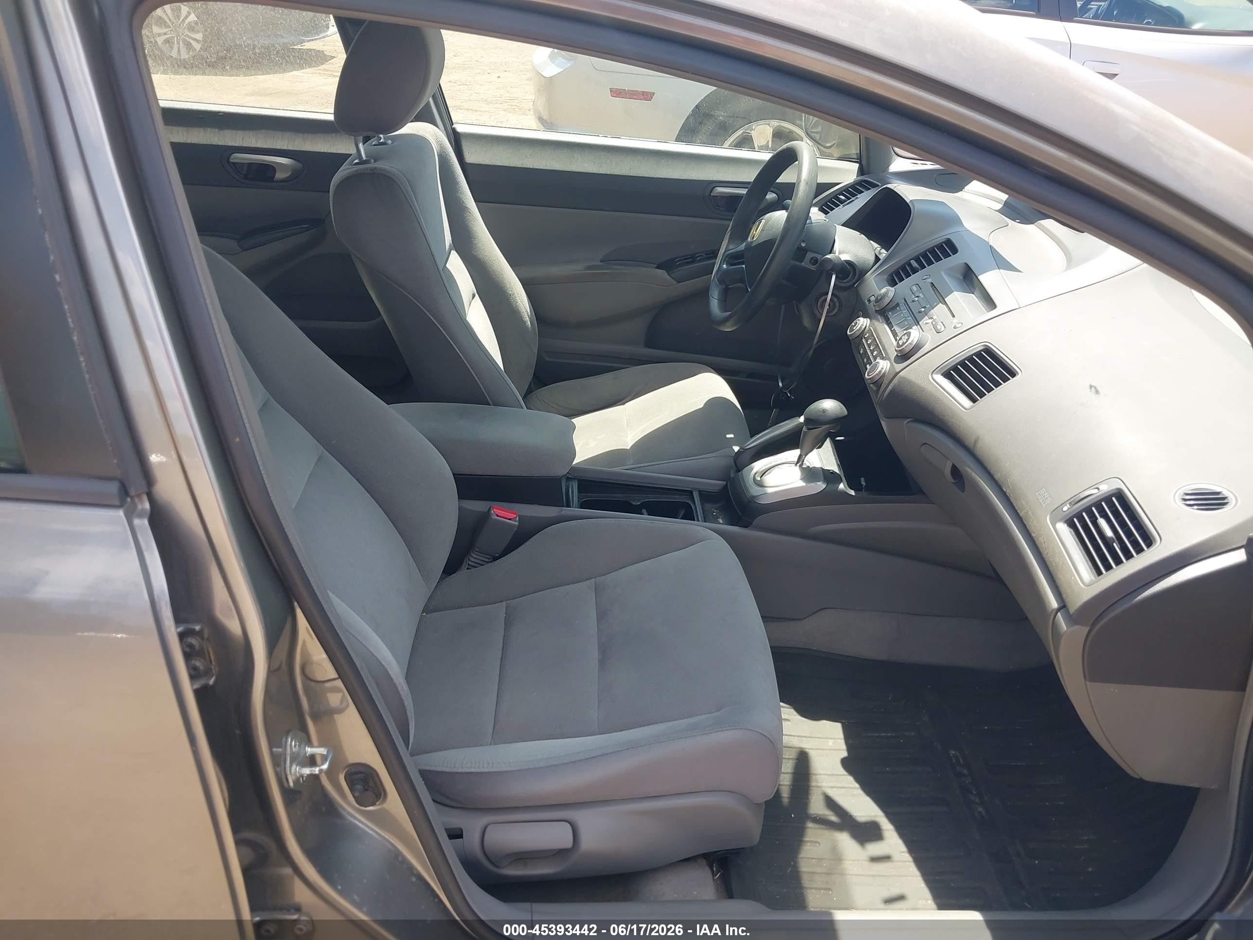 2008 Honda Civic Lx Gray vin: 2HGFA16578H348161