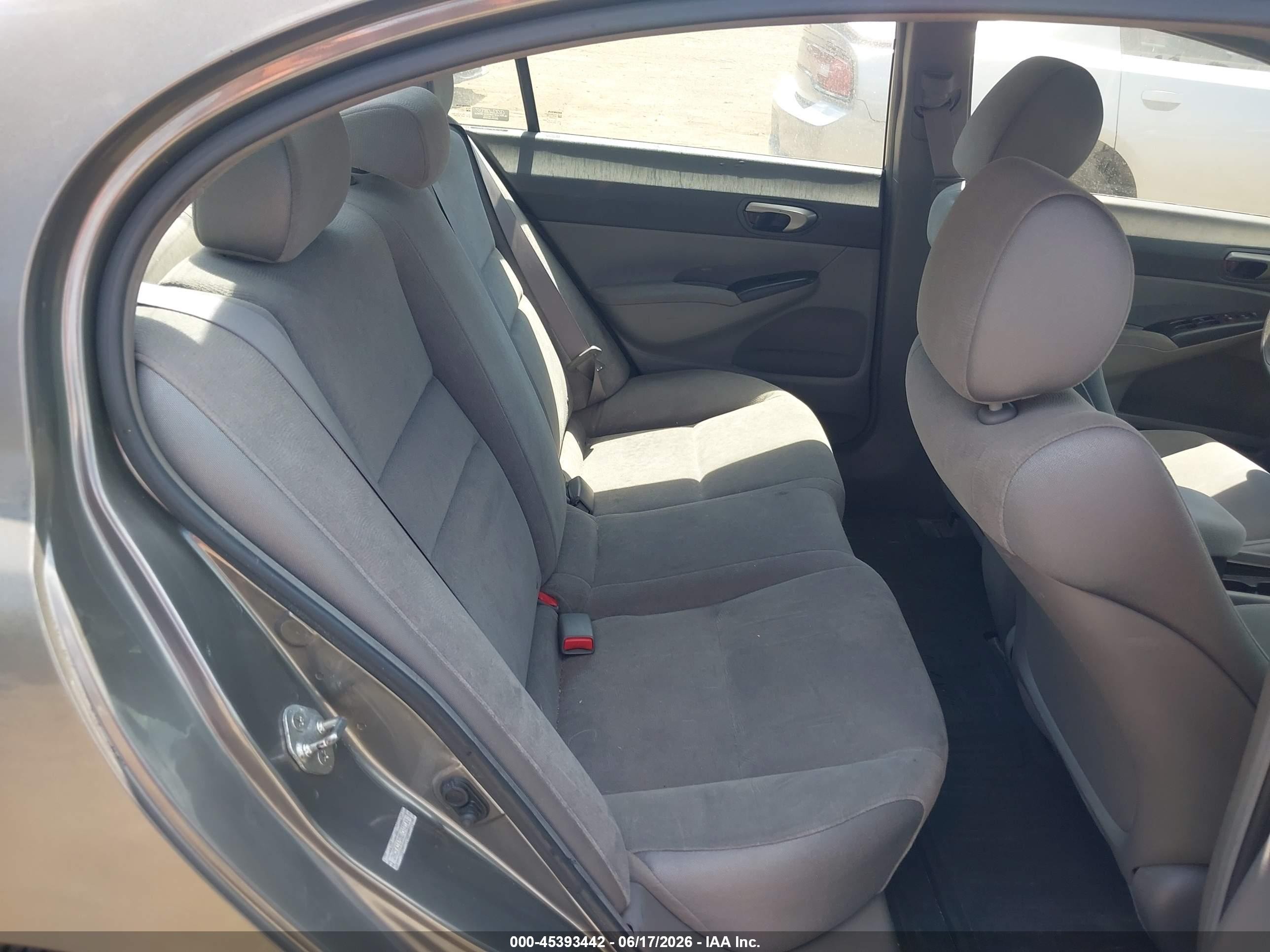 2008 Honda Civic Lx Gray vin: 2HGFA16578H348161