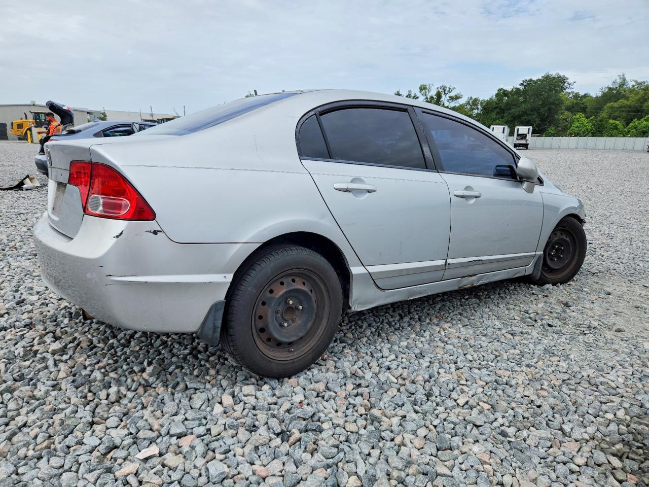 2008 Honda Civic Lx Серебряный vin: 2HGFA16578H357670