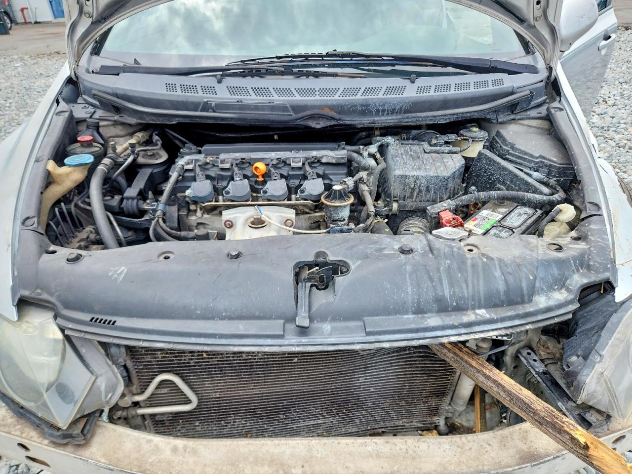 2008 Honda Civic Lx Серебряный vin: 2HGFA16578H357670