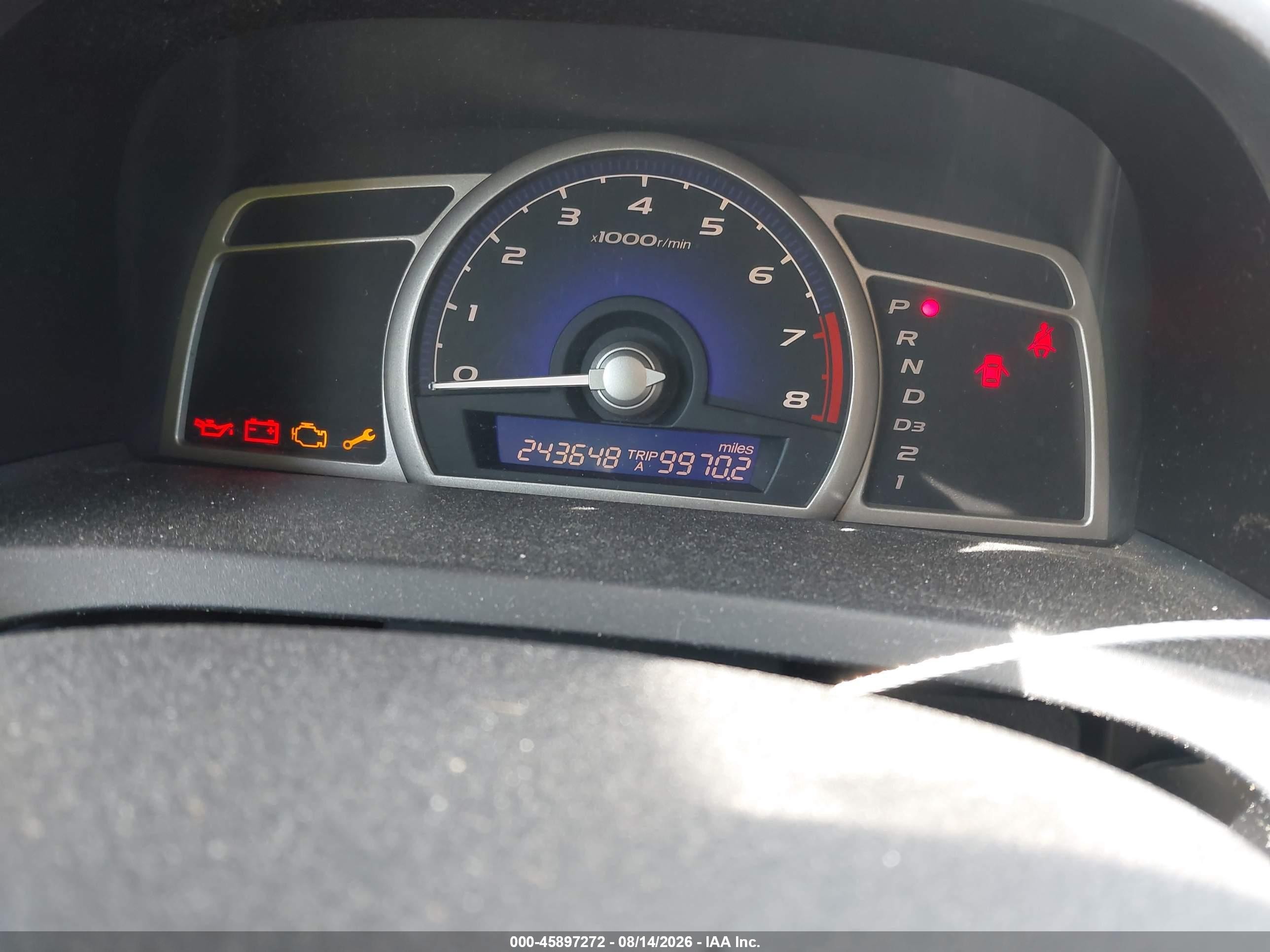 2008 Honda Civic Lx Серый vin: 2HGFA16578H503078