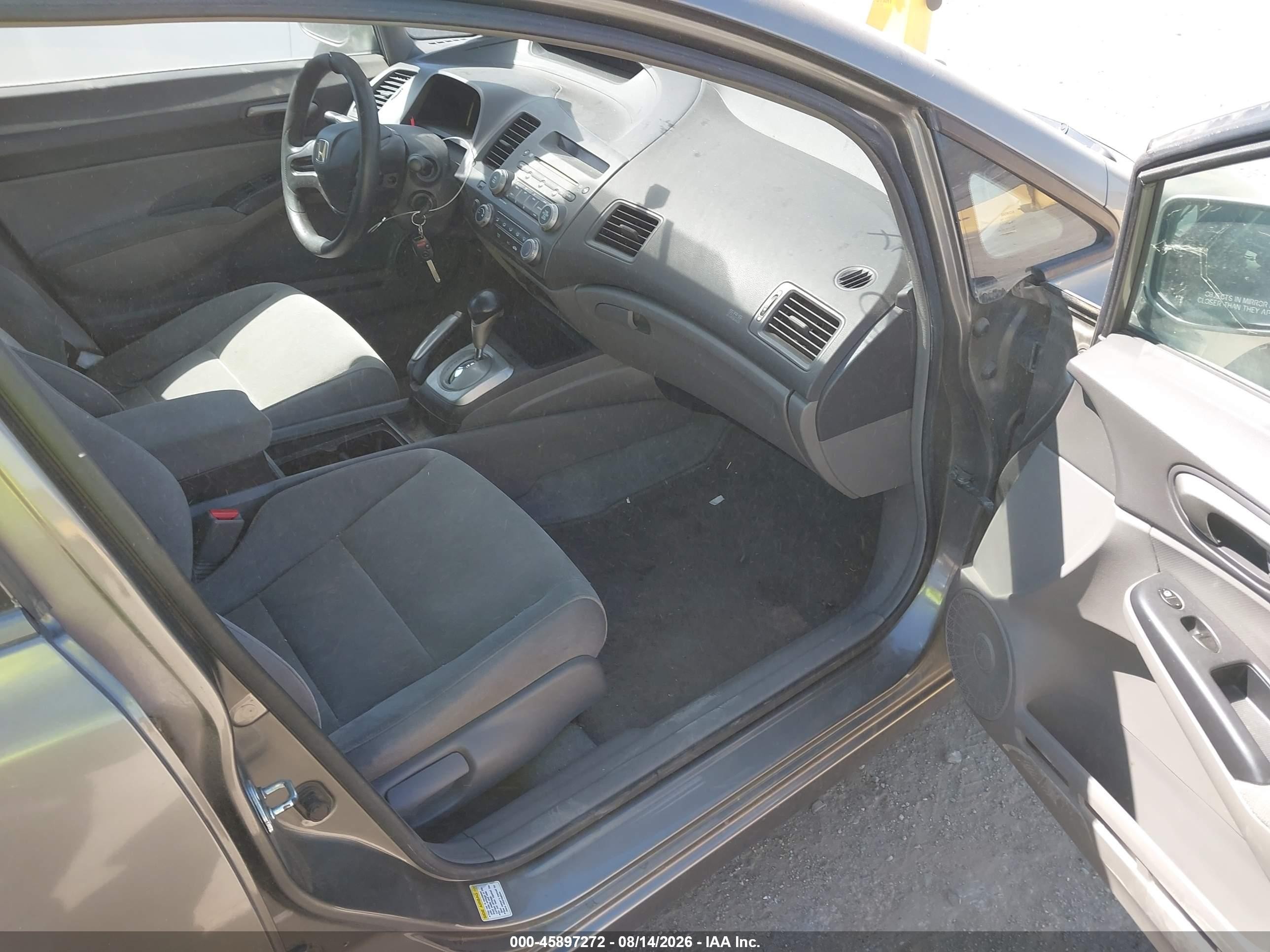 2008 Honda Civic Lx Серый vin: 2HGFA16578H503078