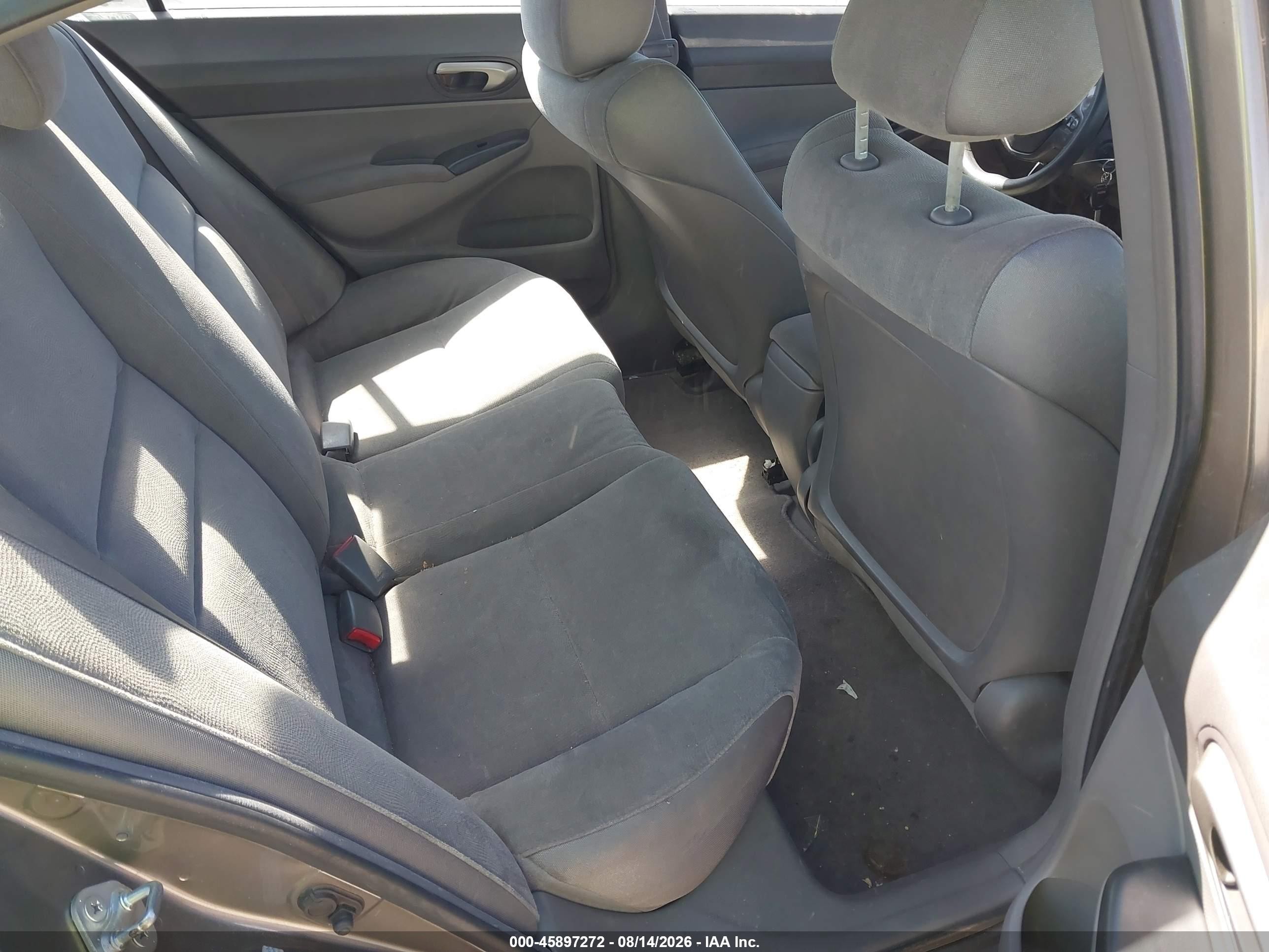 2008 Honda Civic Lx Серый vin: 2HGFA16578H503078
