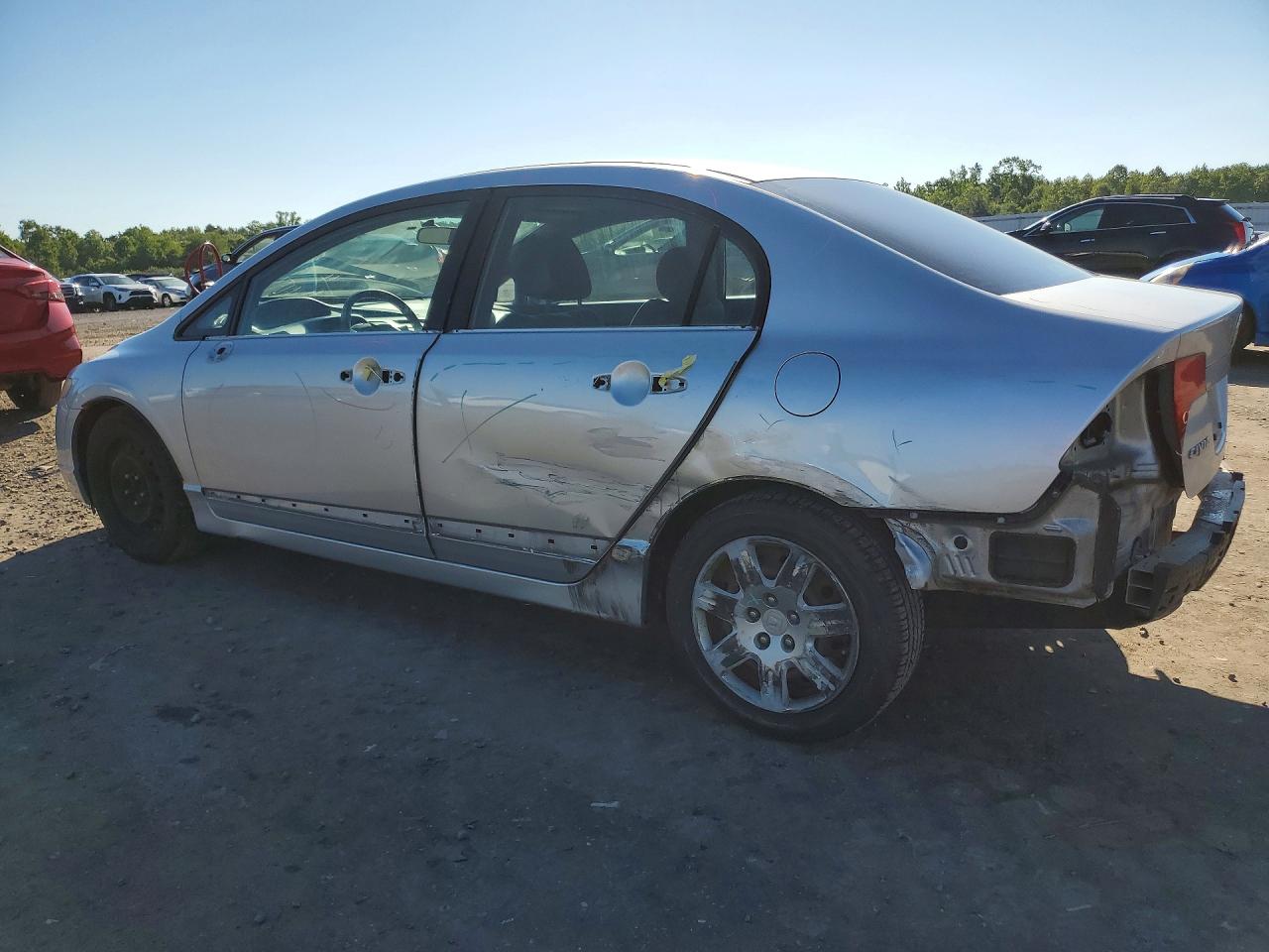 2008 Honda Civic Lx Silver vin: 2HGFA16578H507311