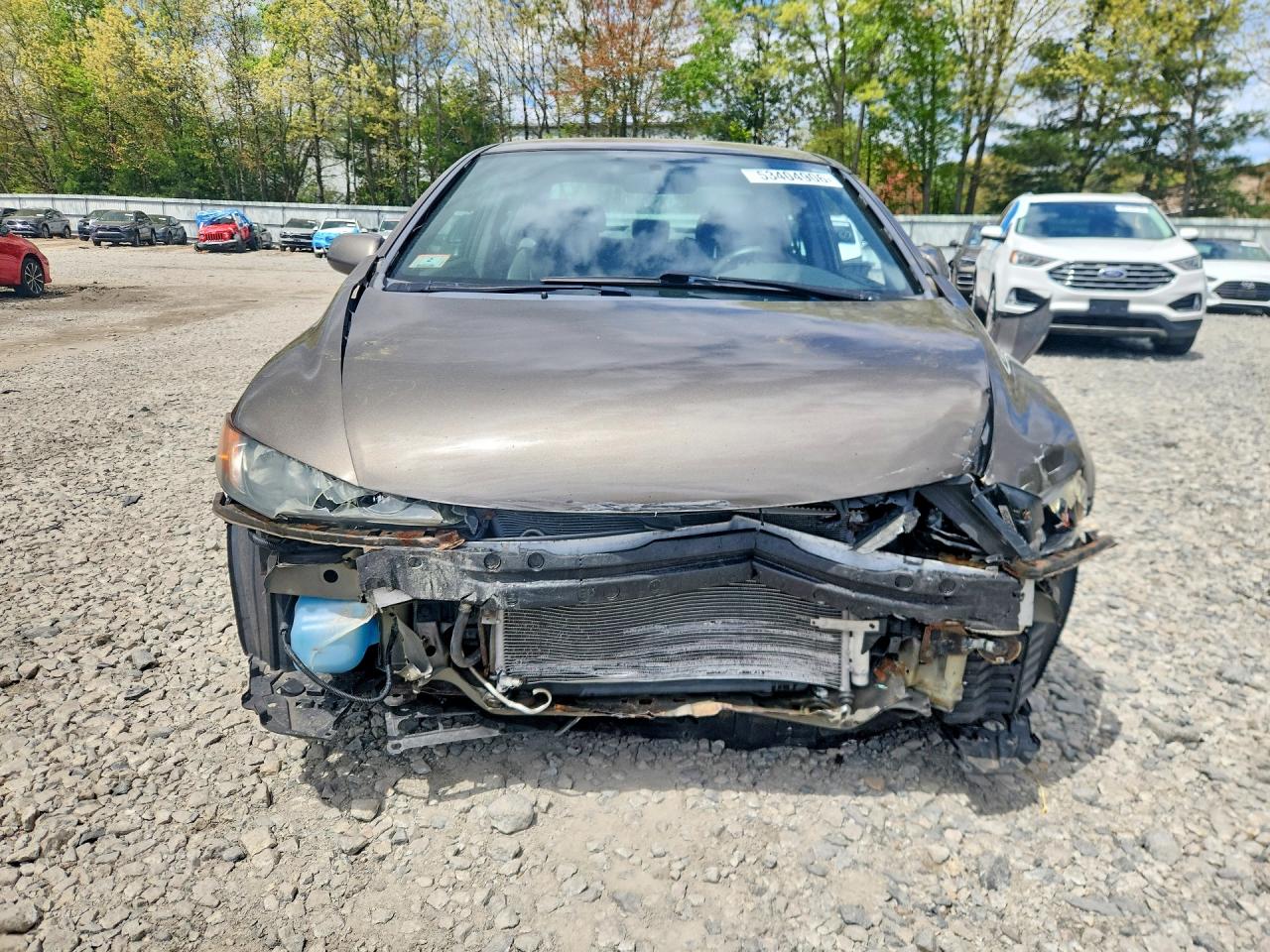 2008 Honda Civic Lx Gray vin: 2HGFA16578H516459