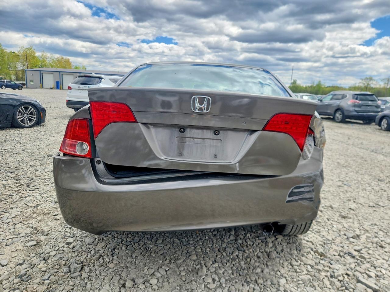 2008 Honda Civic Lx Gray vin: 2HGFA16578H516459