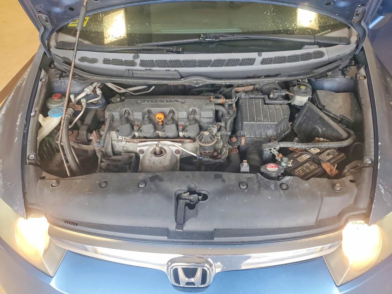 2008 Honda Civic Lx Blue vin: 2HGFA16578H518311