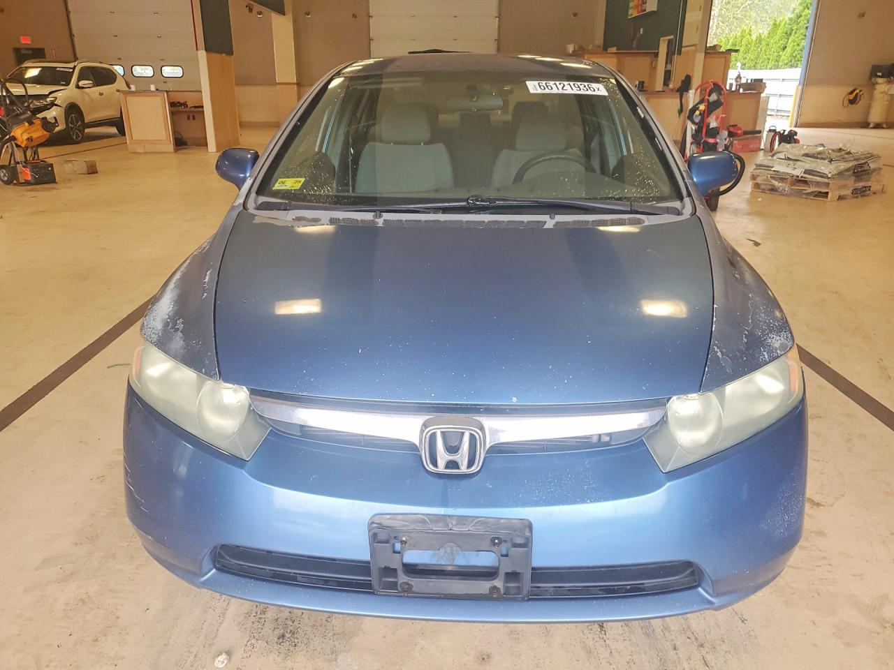 2008 Honda Civic Lx Blue vin: 2HGFA16578H518311