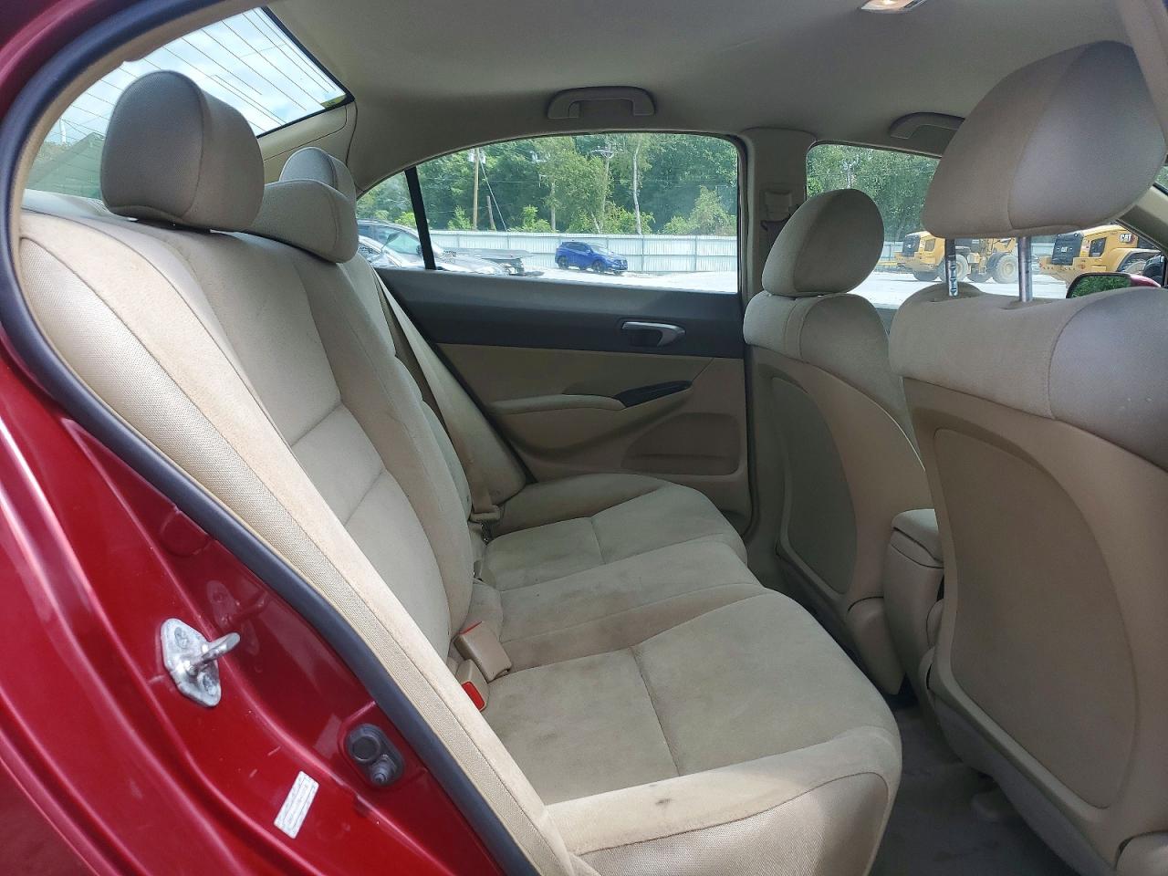 2008 Honda Civic Lx Maroon vin: 2HGFA16578H530930