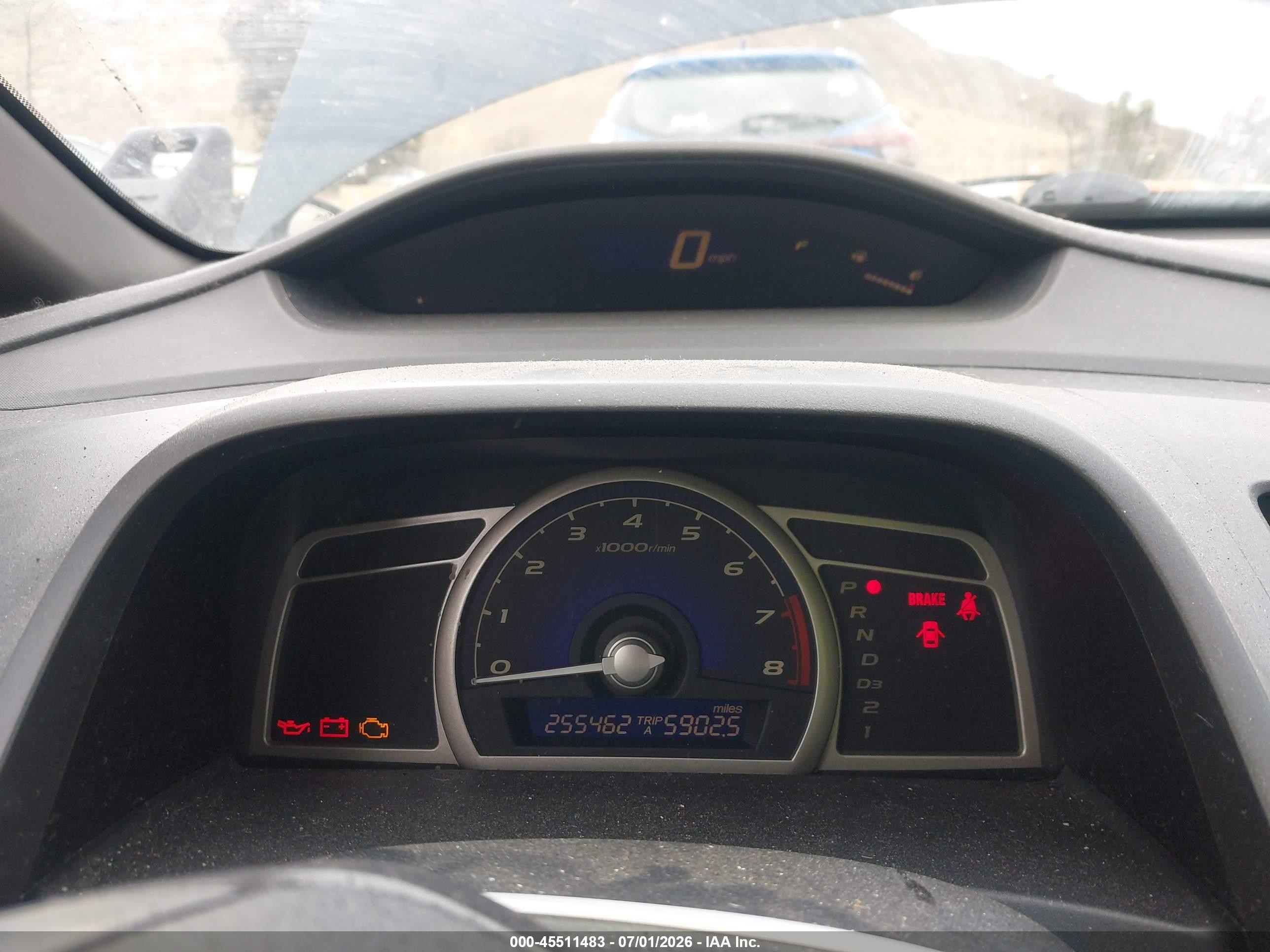 2008 Honda Civic Lx Blue vin: 2HGFA16578H531222