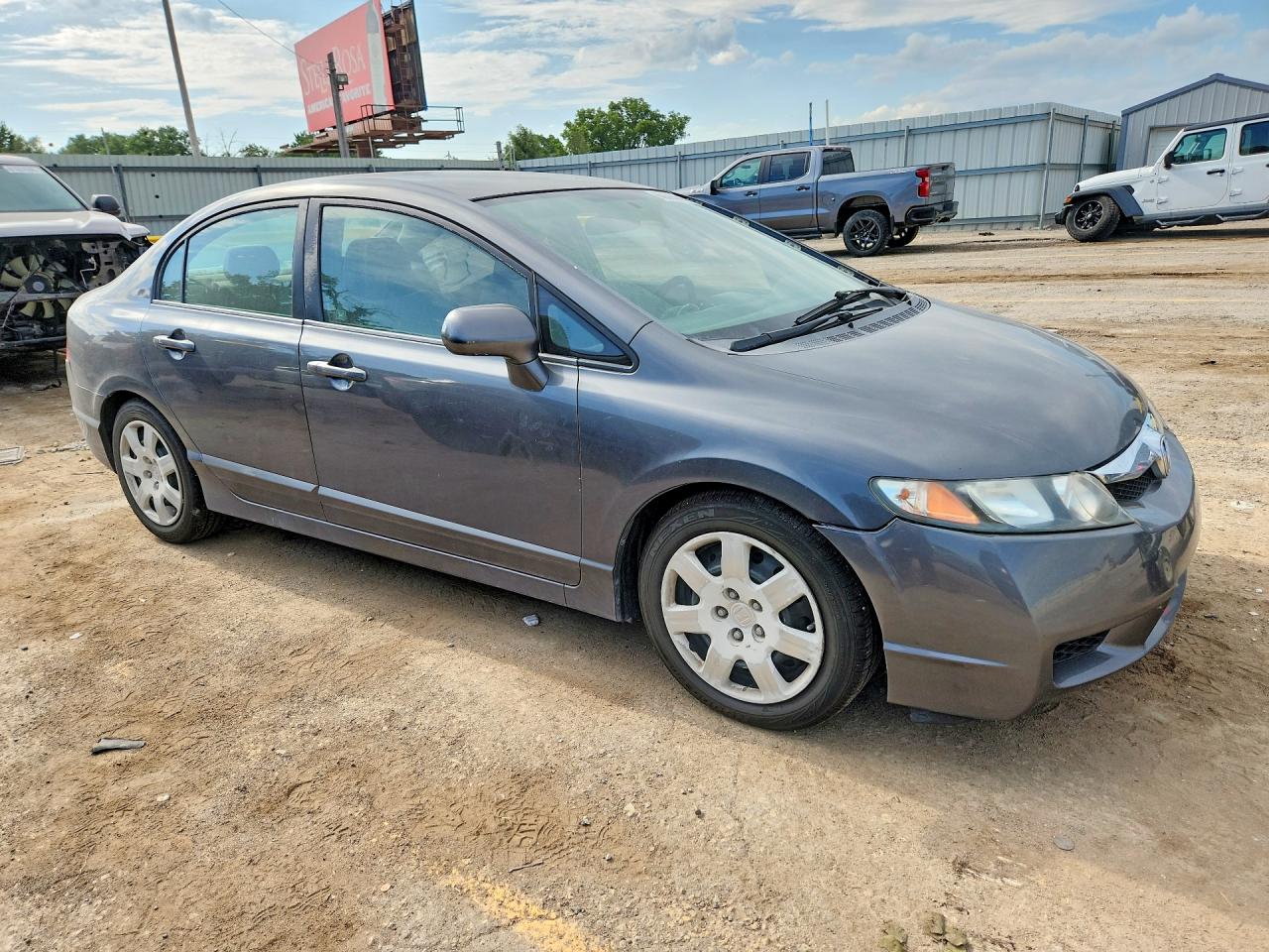 2009 Honda Civic Lx Серый vin: 2HGFA16579H321379