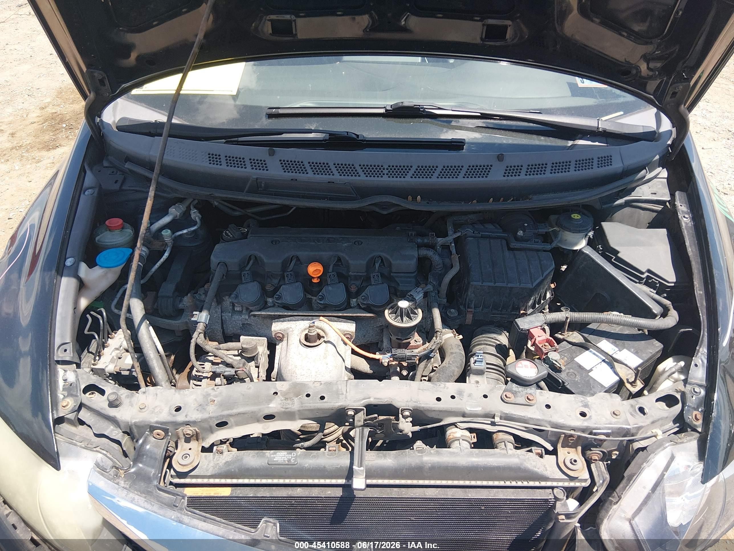 2009 Honda Civic Lx Black vin: 2HGFA16579H326596