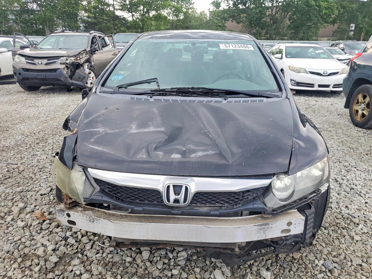 2009 Honda Civic Lx Черный vin: 2HGFA16579H353961