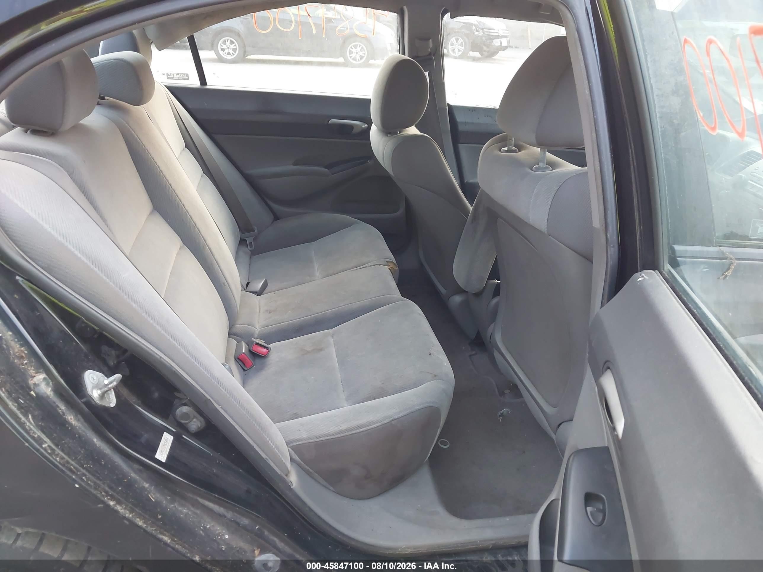 2009 Honda Civic Lx Black vin: 2HGFA16579H354964