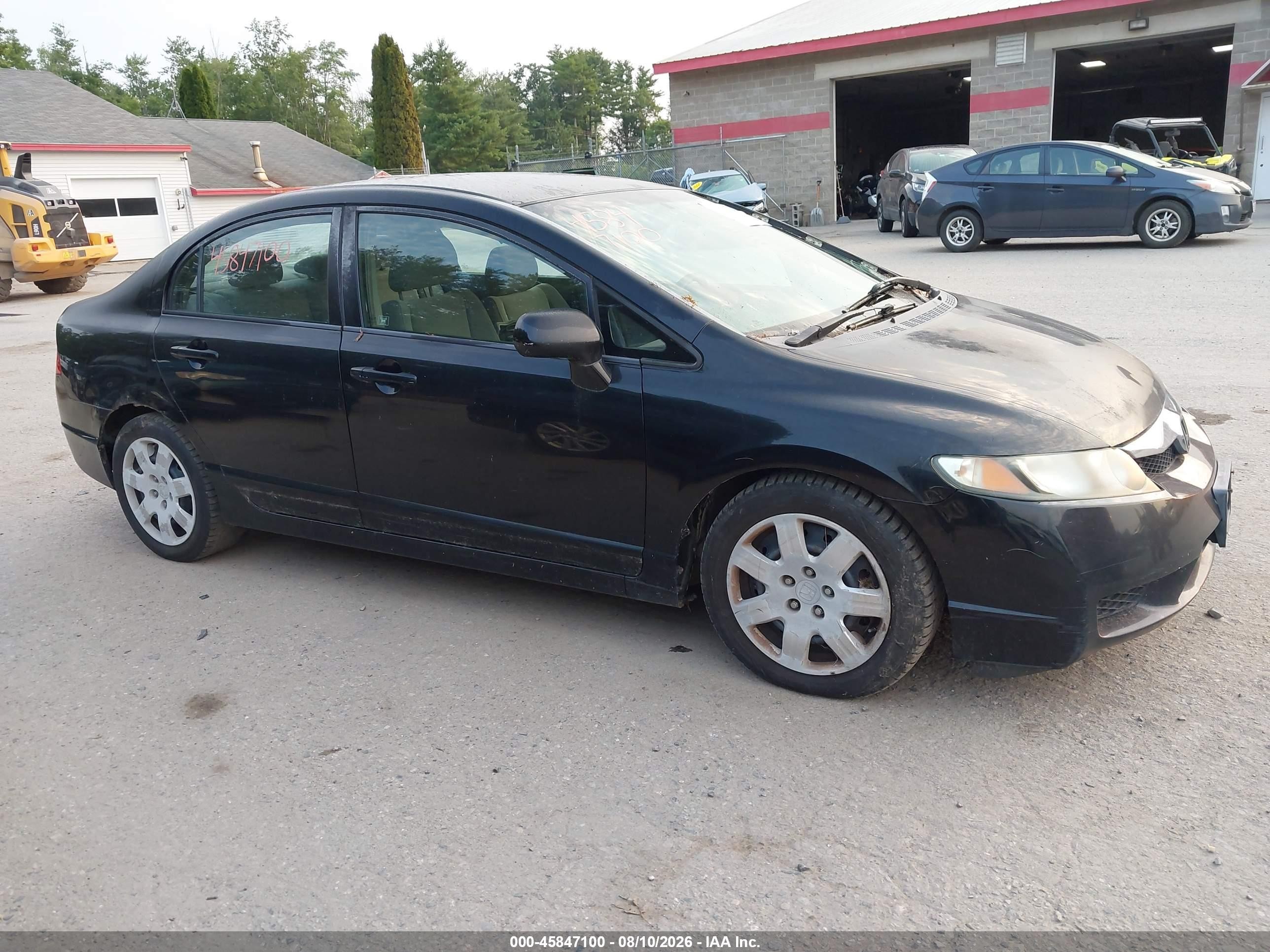 2009 Honda Civic Lx Black vin: 2HGFA16579H354964