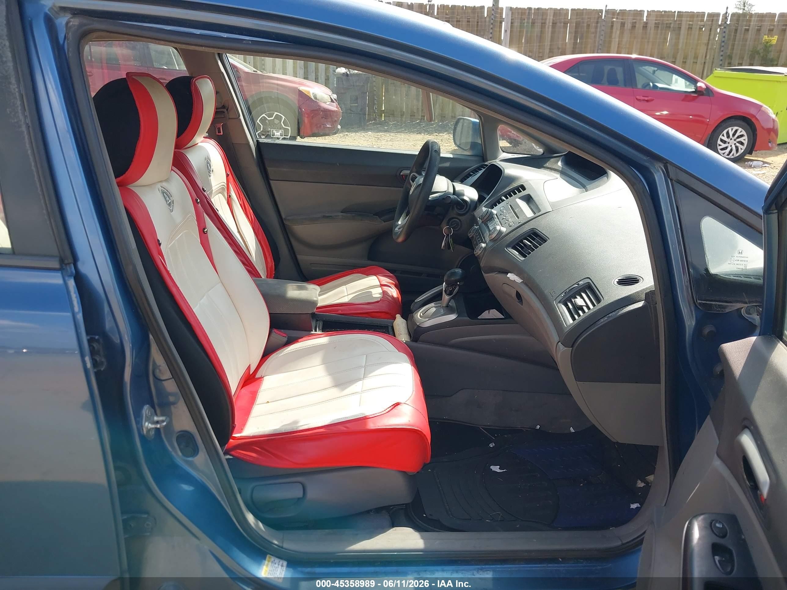 2009 Honda Civic Lx Blue vin: 2HGFA16579H361784