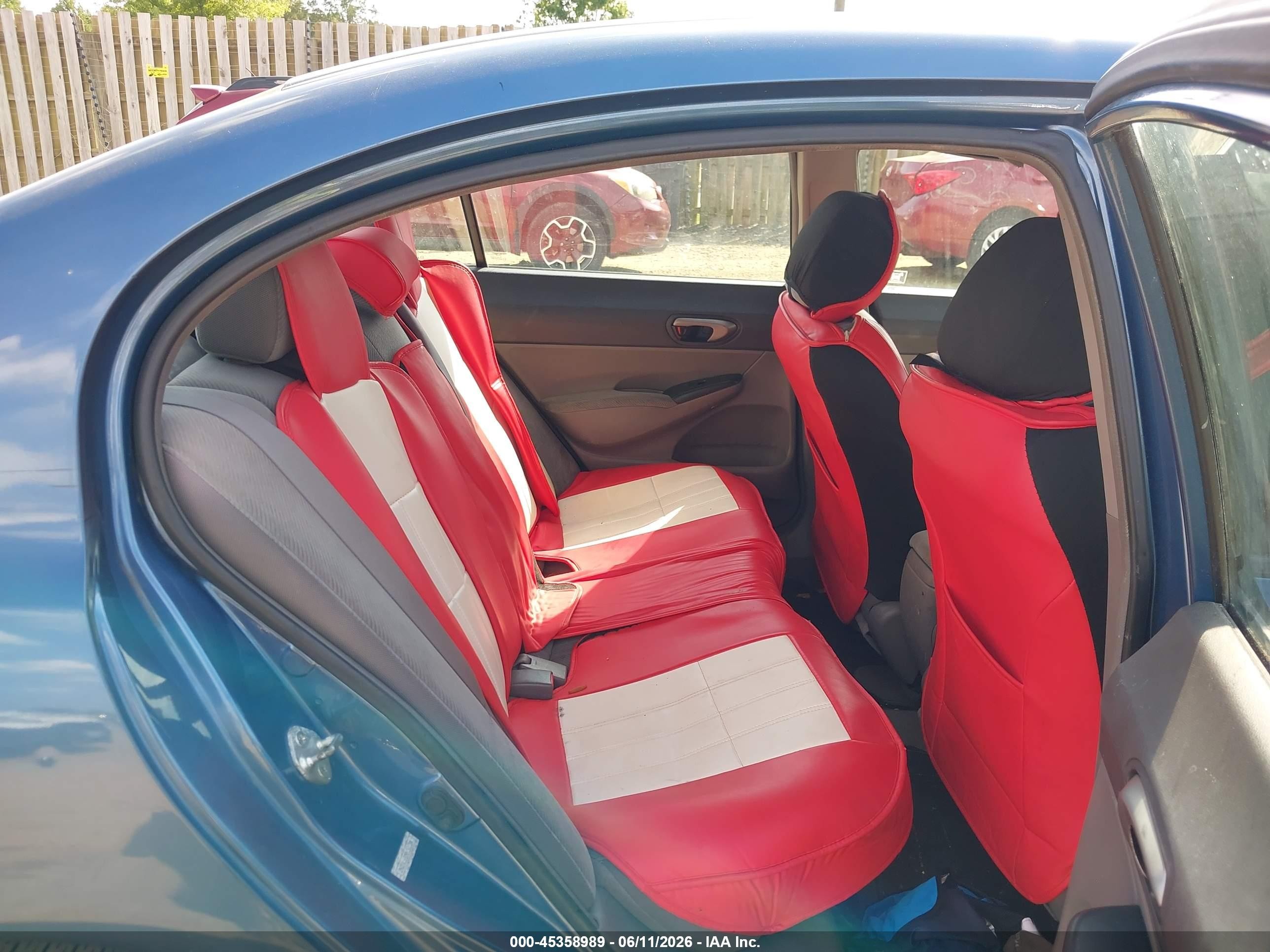 2009 Honda Civic Lx Blue vin: 2HGFA16579H361784