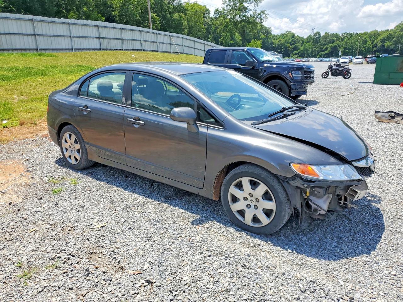 2009 Honda Civic Lx Серый vin: 2HGFA16579H365821