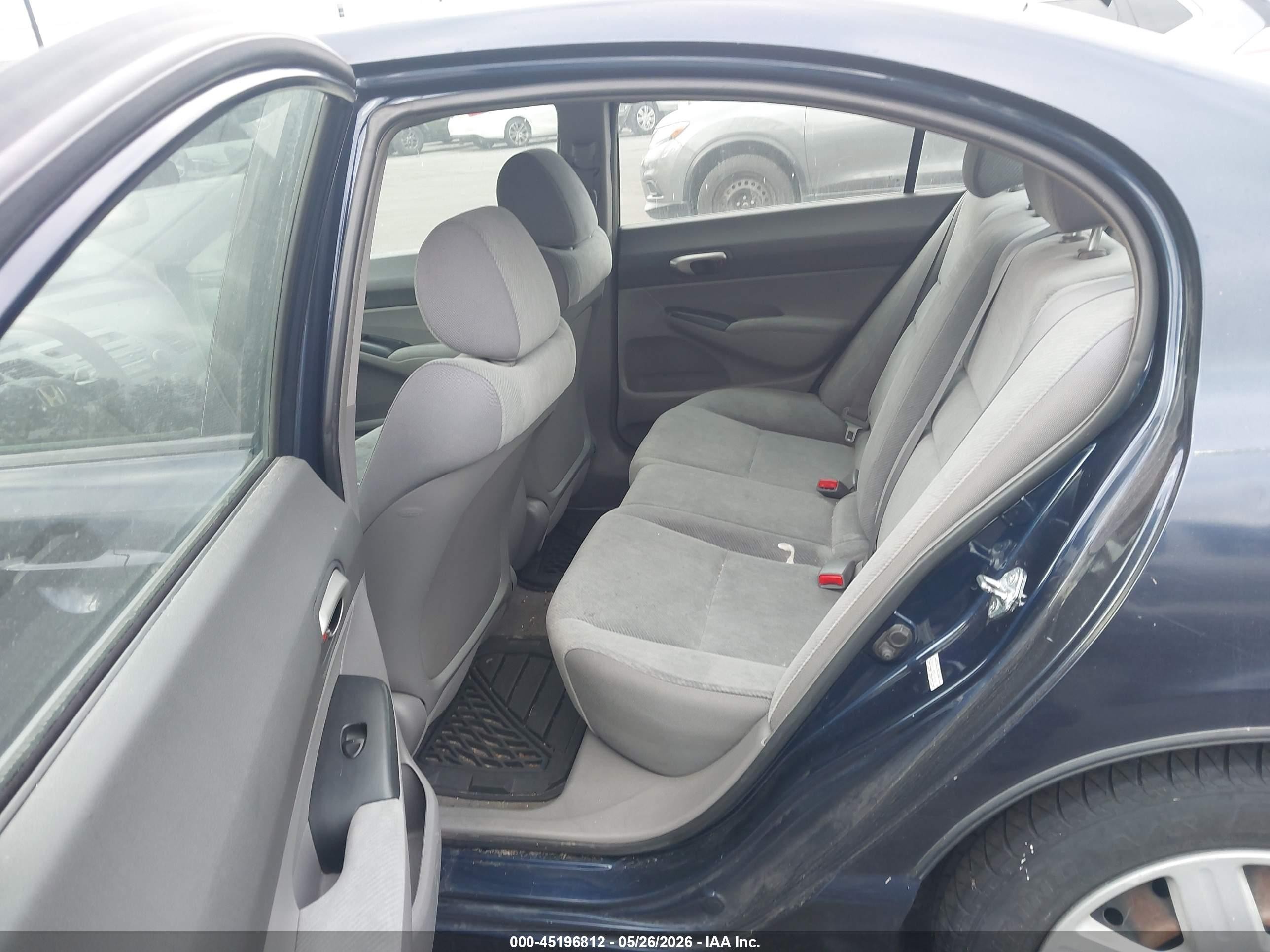 2009 Honda Civic Lx Blue vin: 2HGFA16579H504801