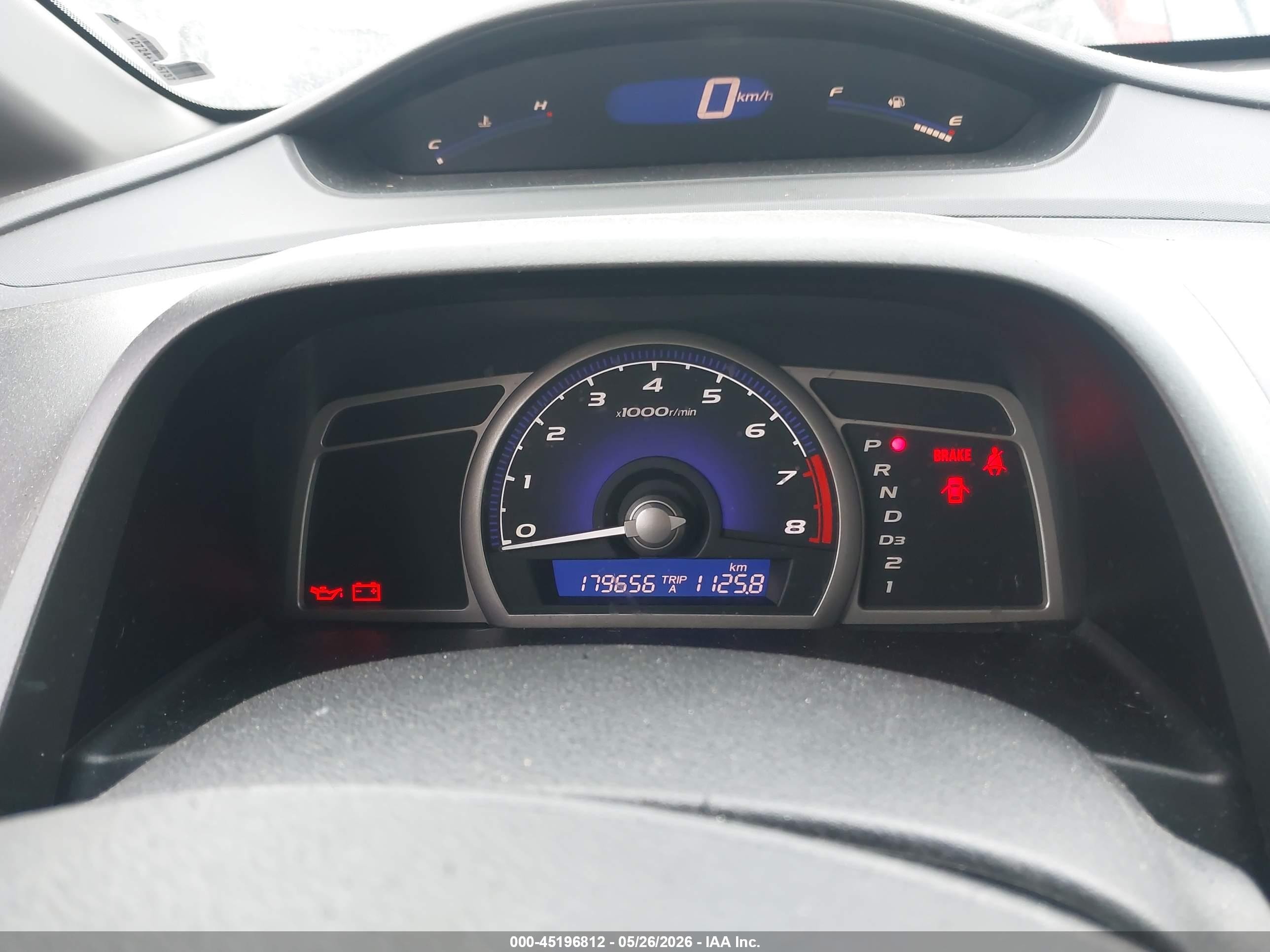 2009 Honda Civic Lx Blue vin: 2HGFA16579H504801
