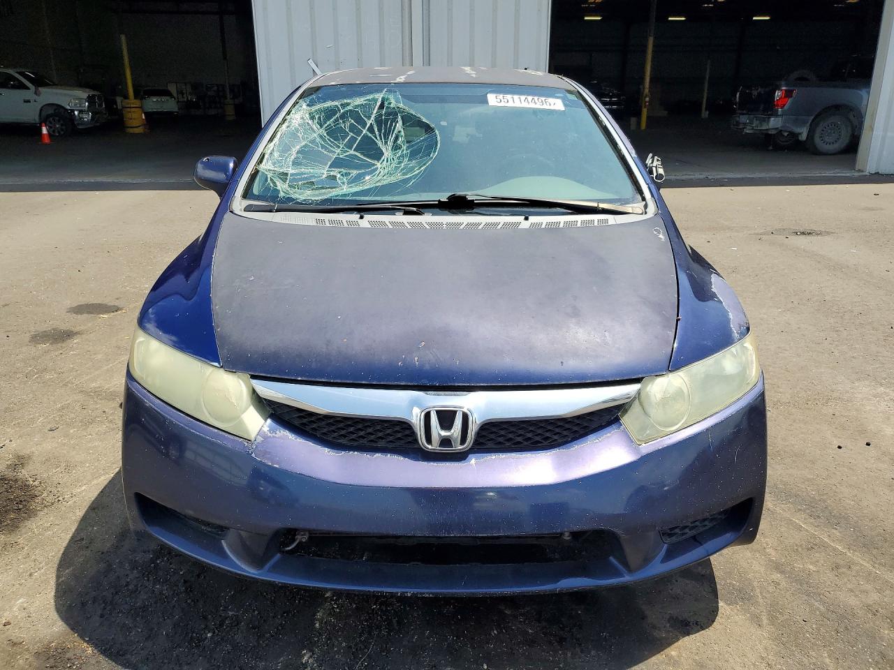 2009 Honda Civic Lx Blue vin: 2HGFA16579H515538