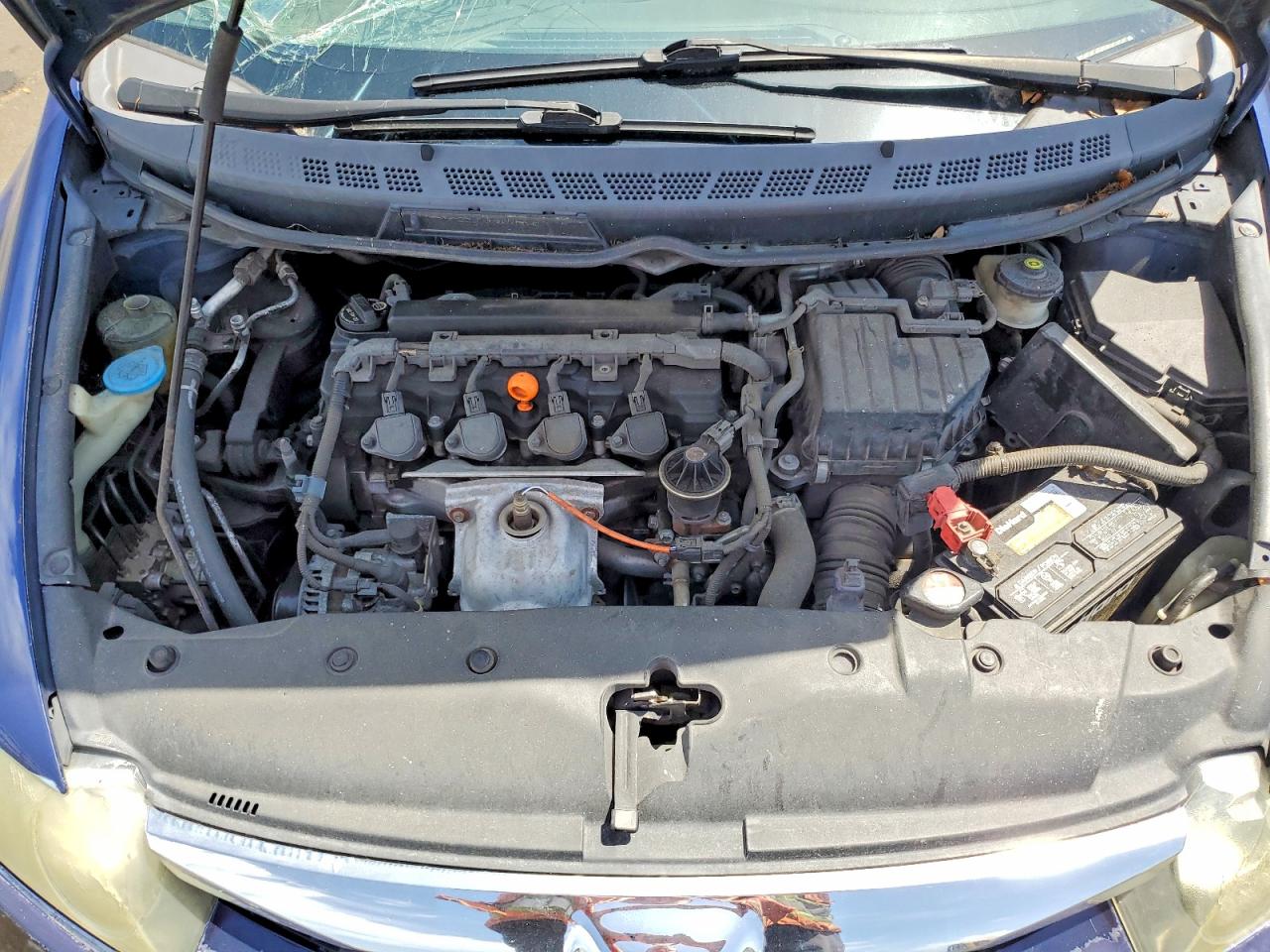 2009 Honda Civic Lx Blue vin: 2HGFA16579H515538