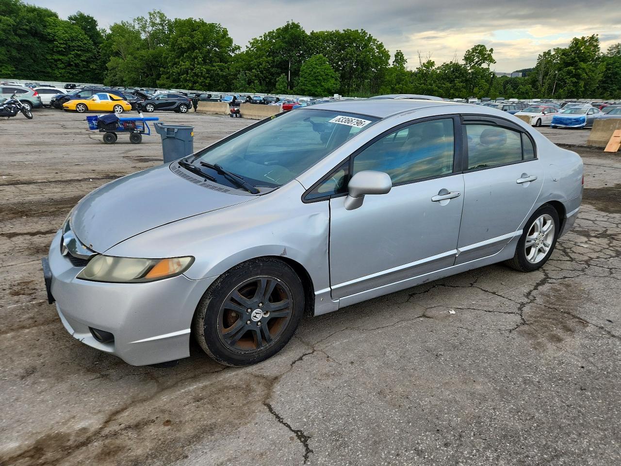 2009 Honda Civic Lx Silver vin: 2HGFA16579H527950