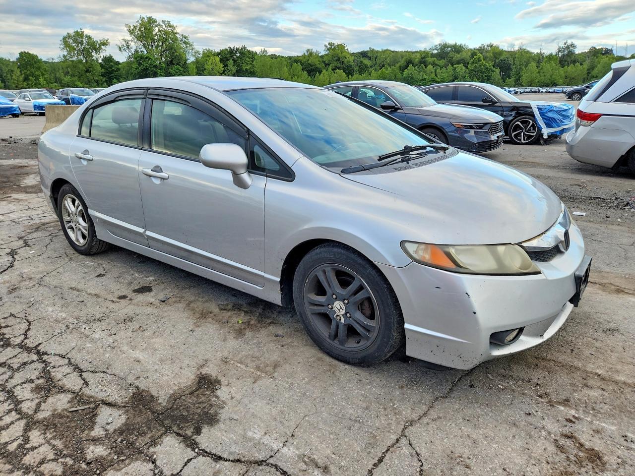 2009 Honda Civic Lx Silver vin: 2HGFA16579H527950