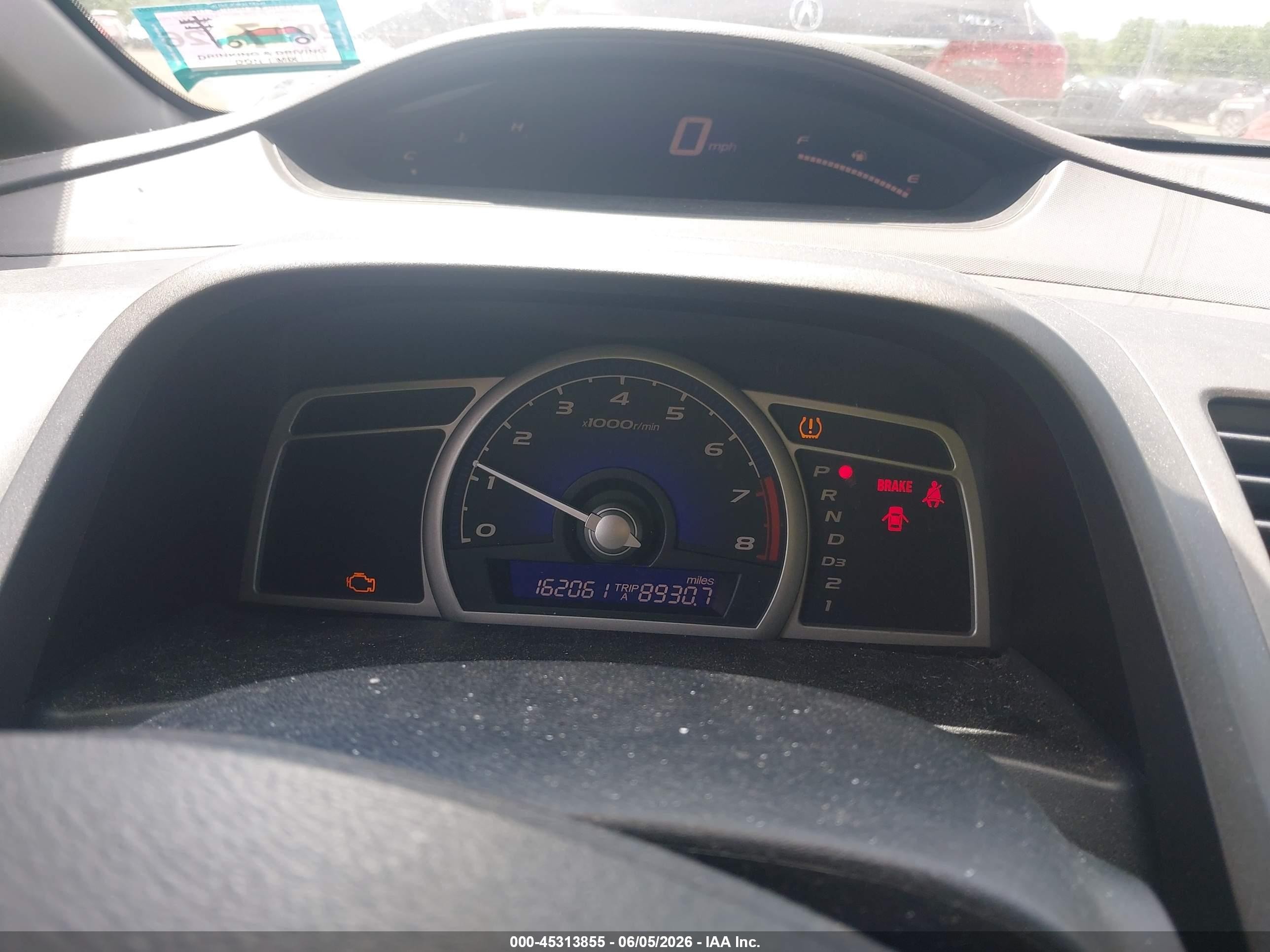 2009 Honda Civic Lx Blue vin: 2HGFA16579H529455