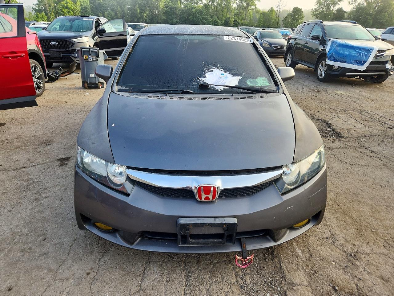 2009 Honda Civic Lx Gray vin: 2HGFA16579H538916