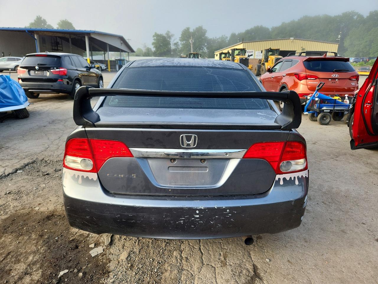 2009 Honda Civic Lx Gray vin: 2HGFA16579H538916