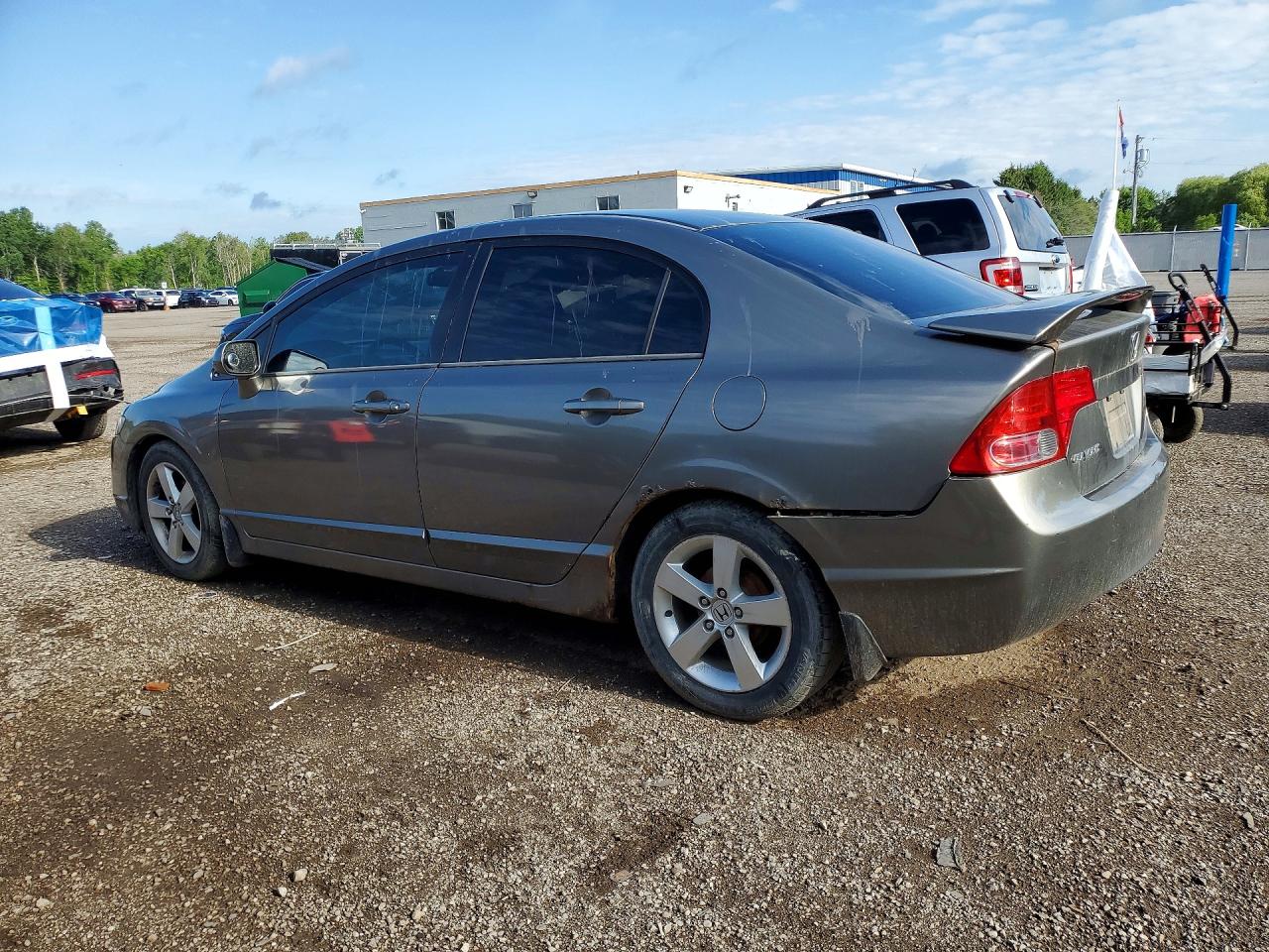 2006 Honda Civic Lx Gray vin: 2HGFA16586H021877