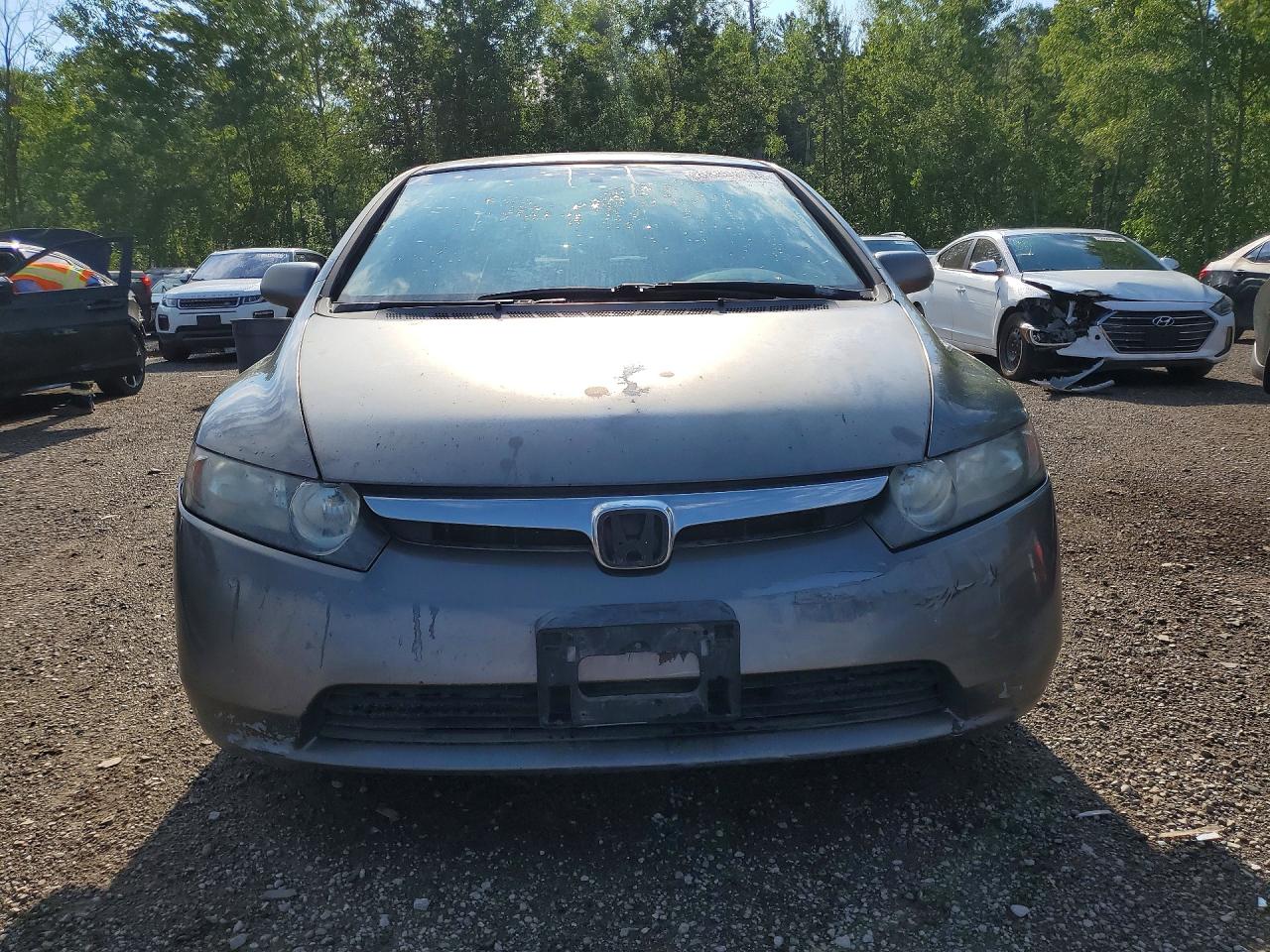 2006 Honda Civic Lx Gray vin: 2HGFA16586H021877