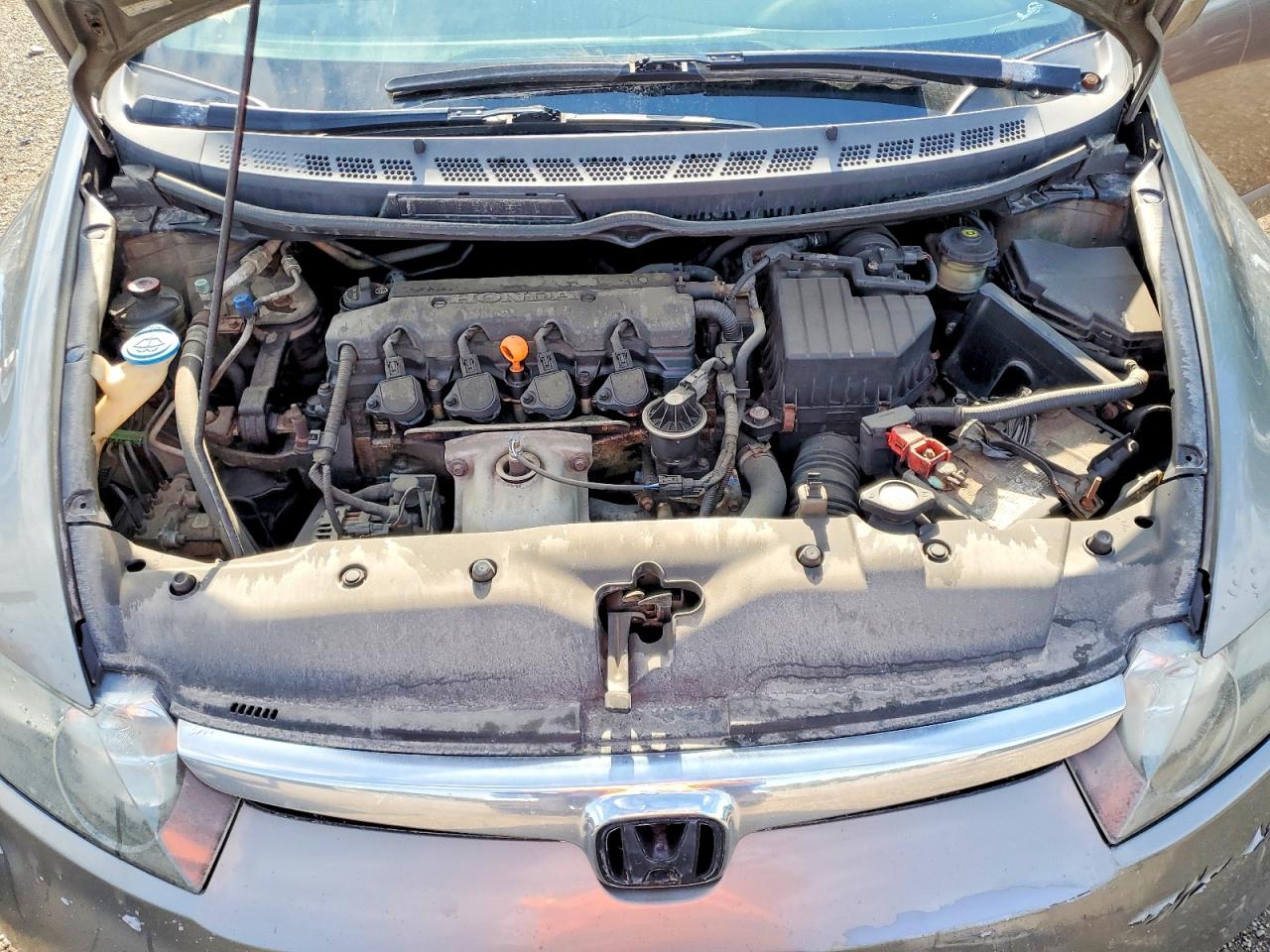2006 Honda Civic Lx Gray vin: 2HGFA16586H021877