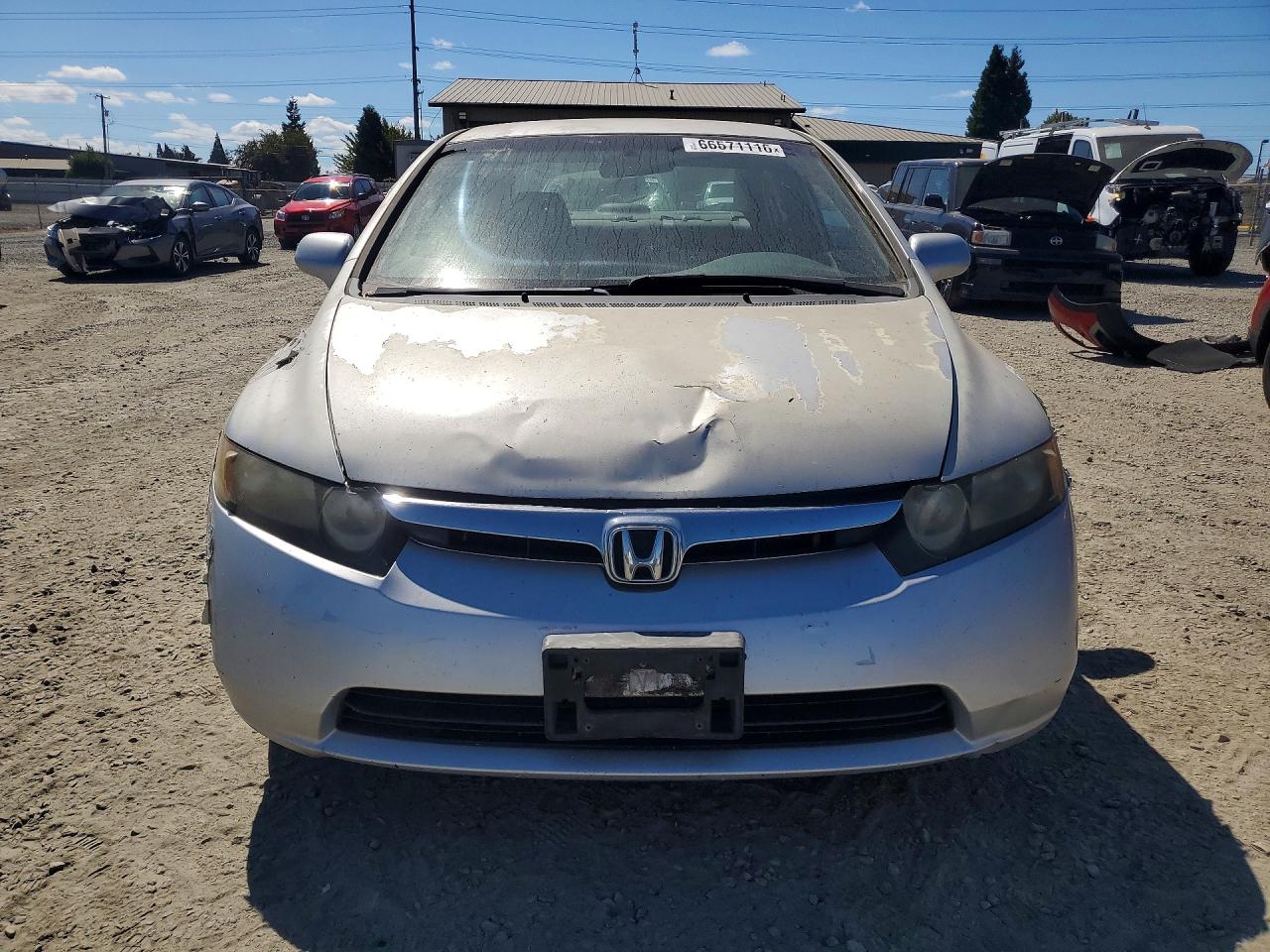 2006 Honda Civic Lx Silver vin: 2HGFA16586H500106