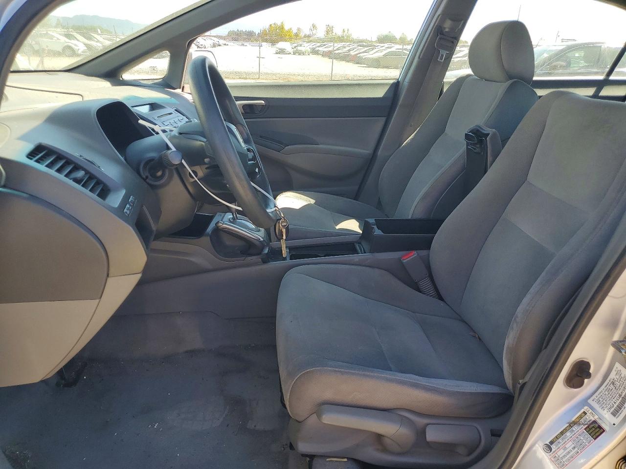 2006 Honda Civic Lx Silver vin: 2HGFA16586H500106