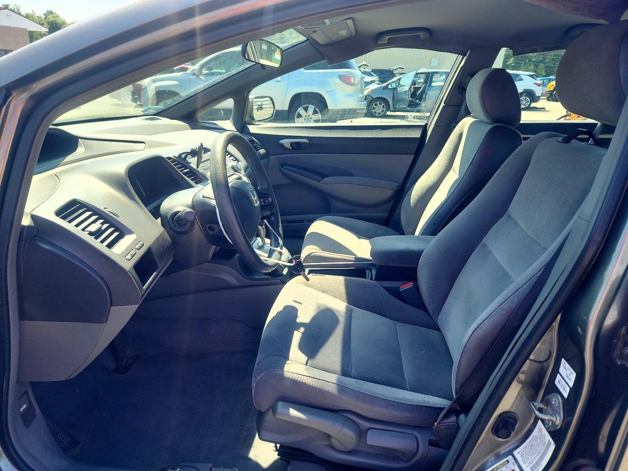 2006 Honda Civic Lx Gray vin: 2HGFA16586H526897