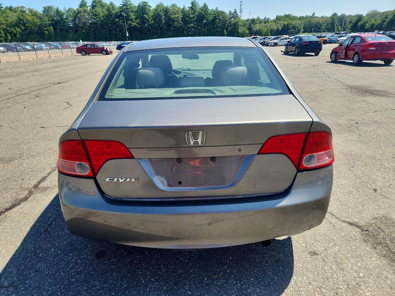 2006 Honda Civic Lx Gray vin: 2HGFA16586H526897