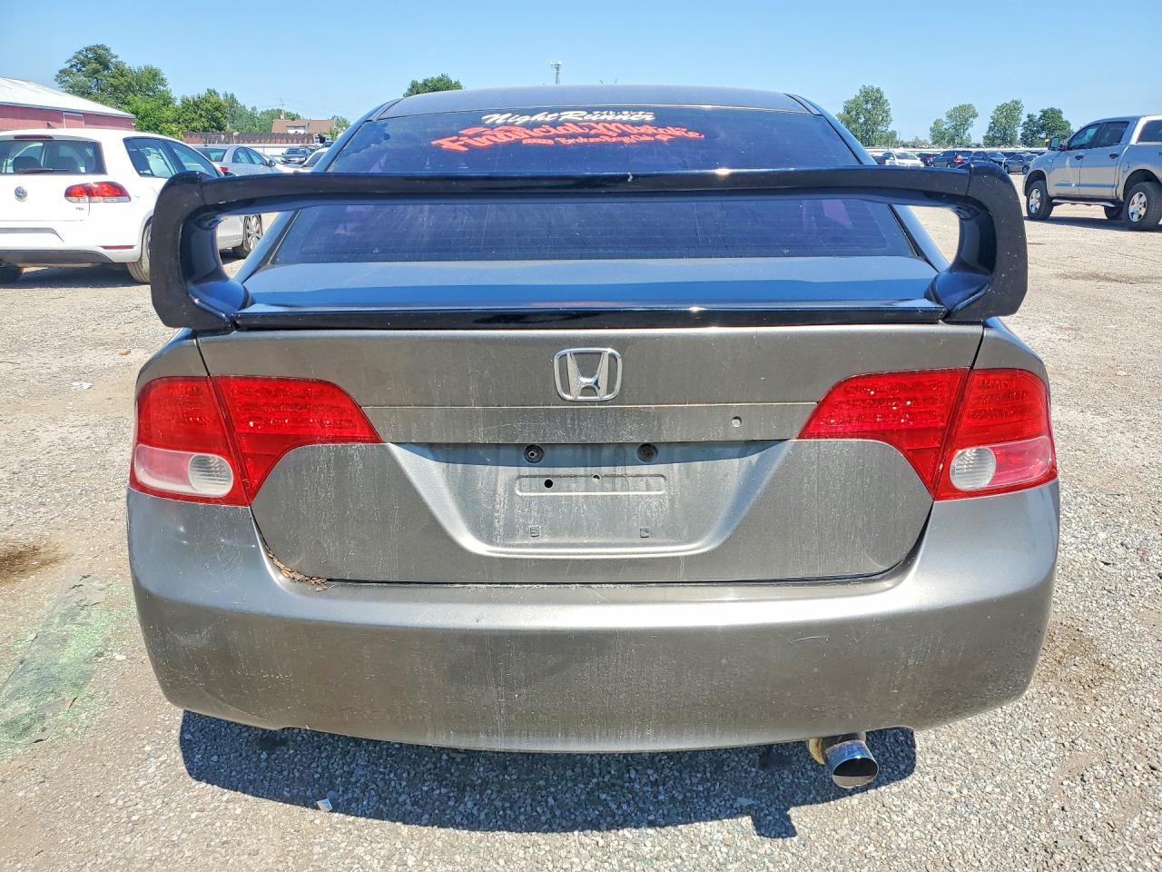 2007 Honda Civic Lx Gray vin: 2HGFA16587H106879